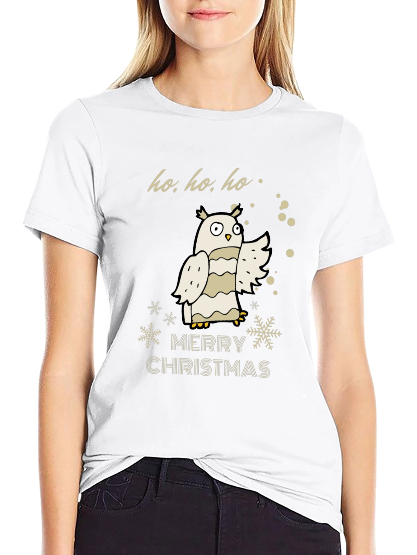 Merry Christmas Owl T-Shirt