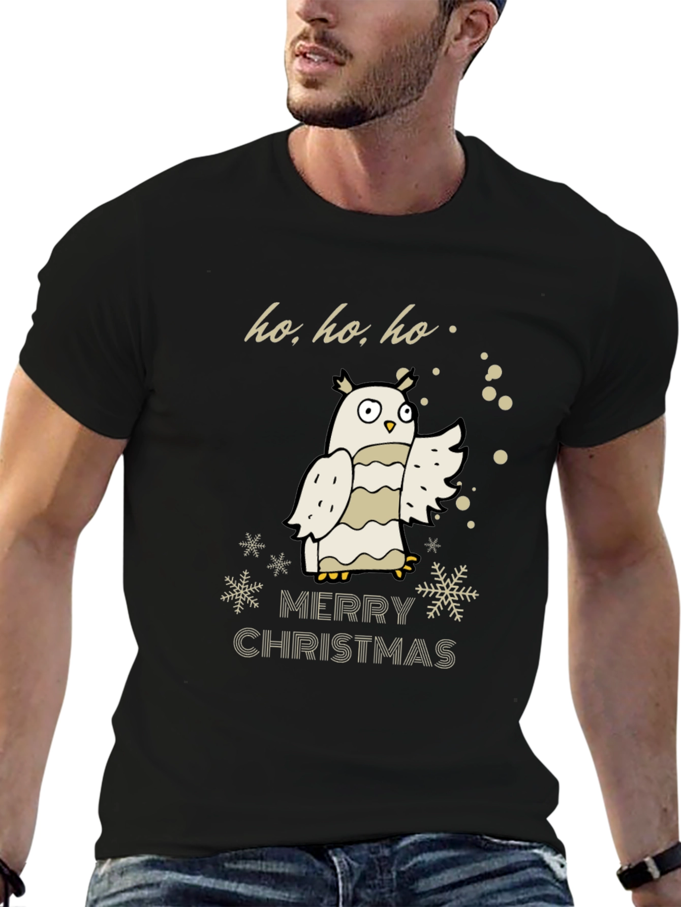 Merry Christmas Owl T-Shirt