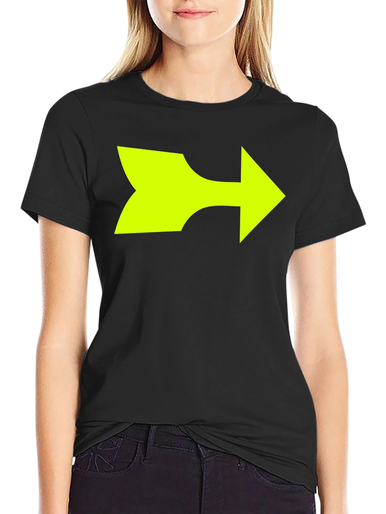 Right Arrow Graphic T-Shirt - Bold Statement Tee