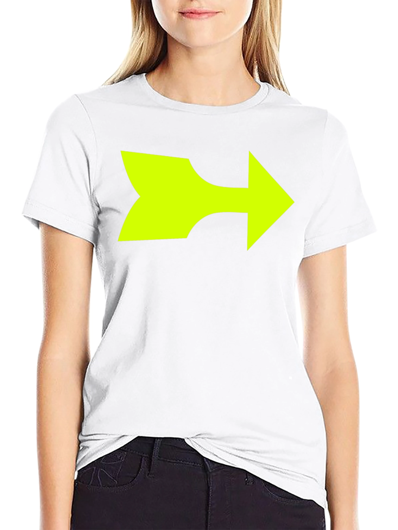 Right Arrow Graphic T-Shirt - Bold Statement Tee