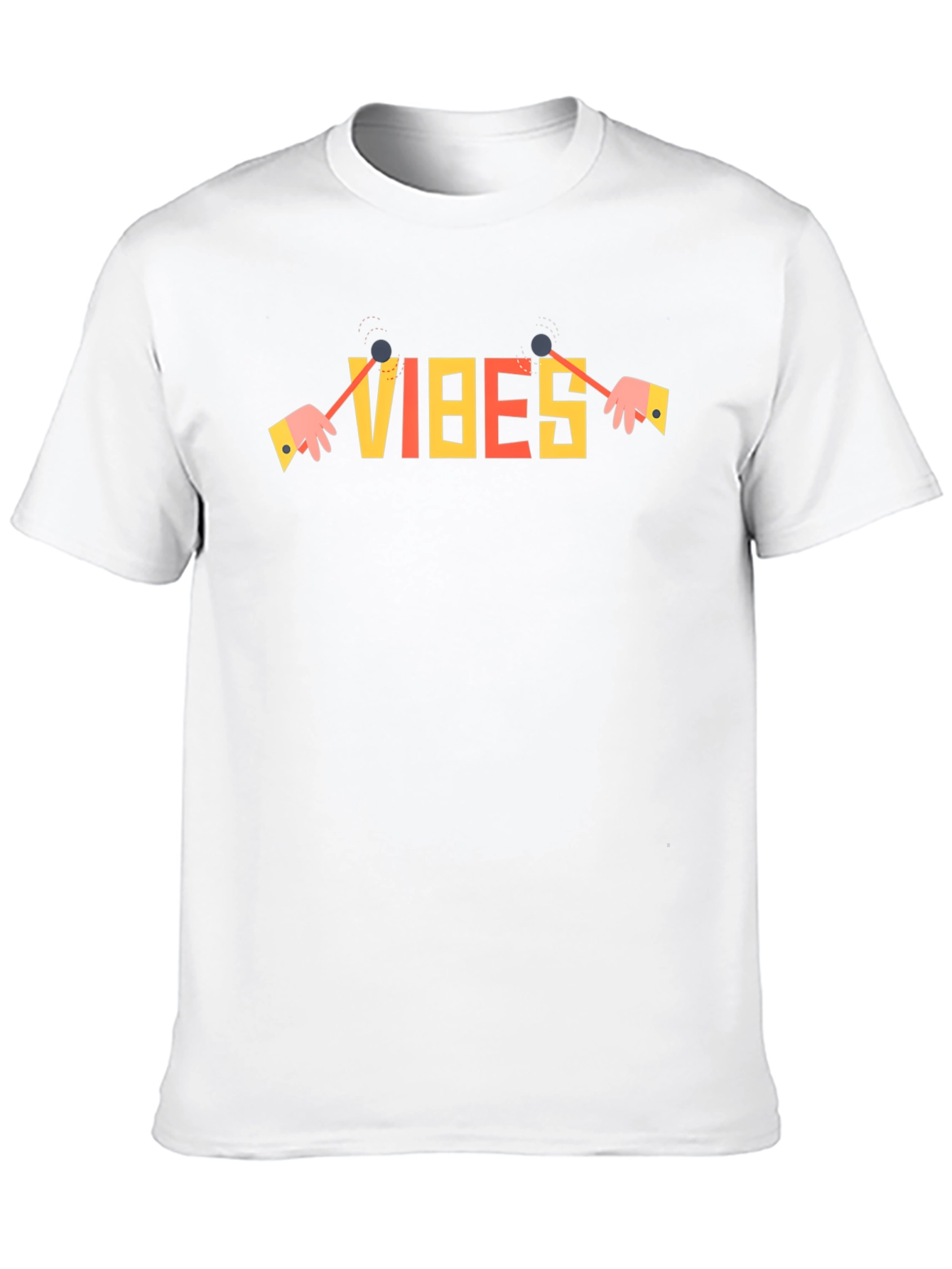 Vibes Graphic T-Shirt - Stylish Black Tee