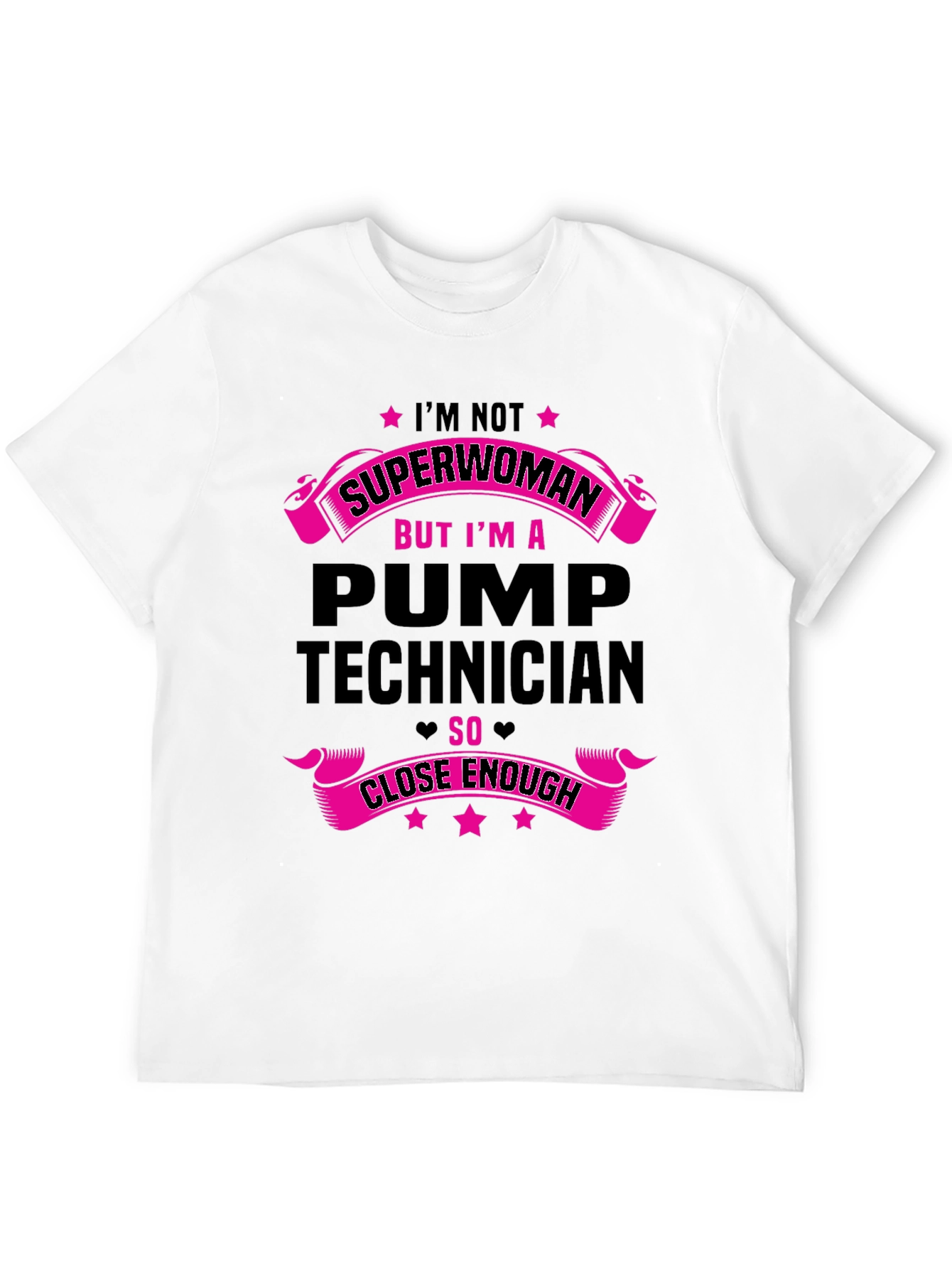Pump Technician Superwoman Graphic Tee