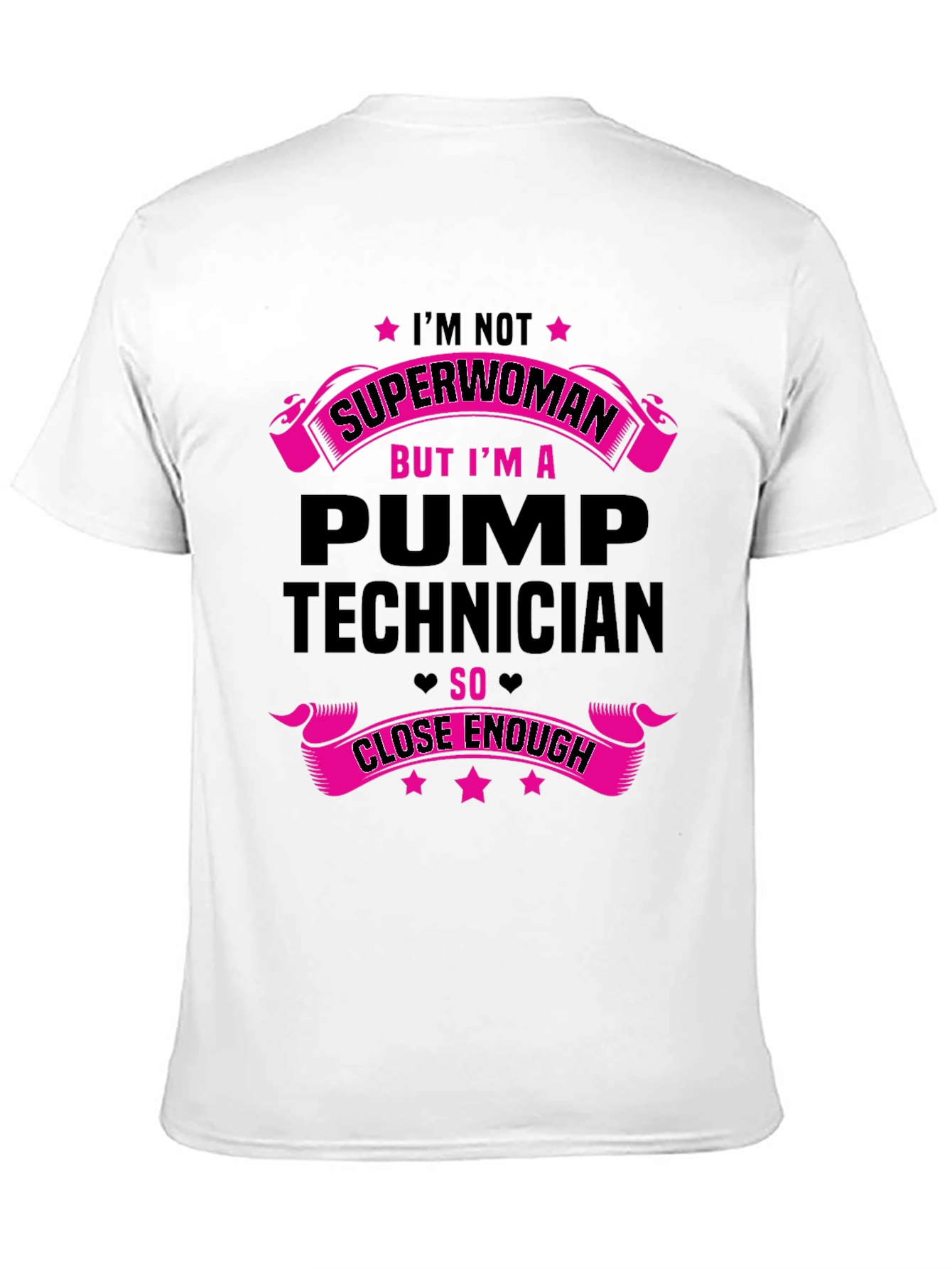 Pump Technician Superwoman Graphic Tee