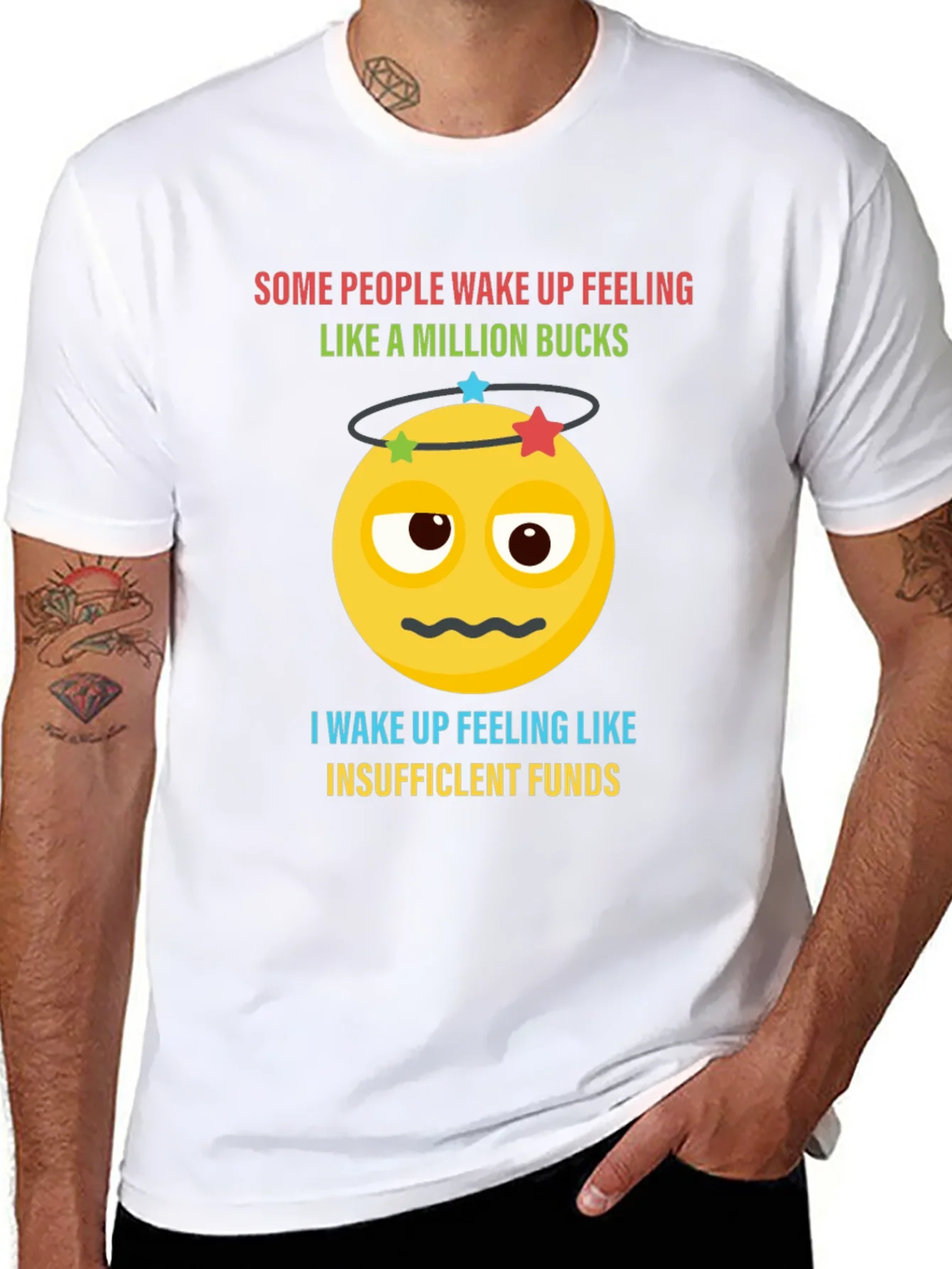 Funny Insufficient Funds Emoji T-Shirt