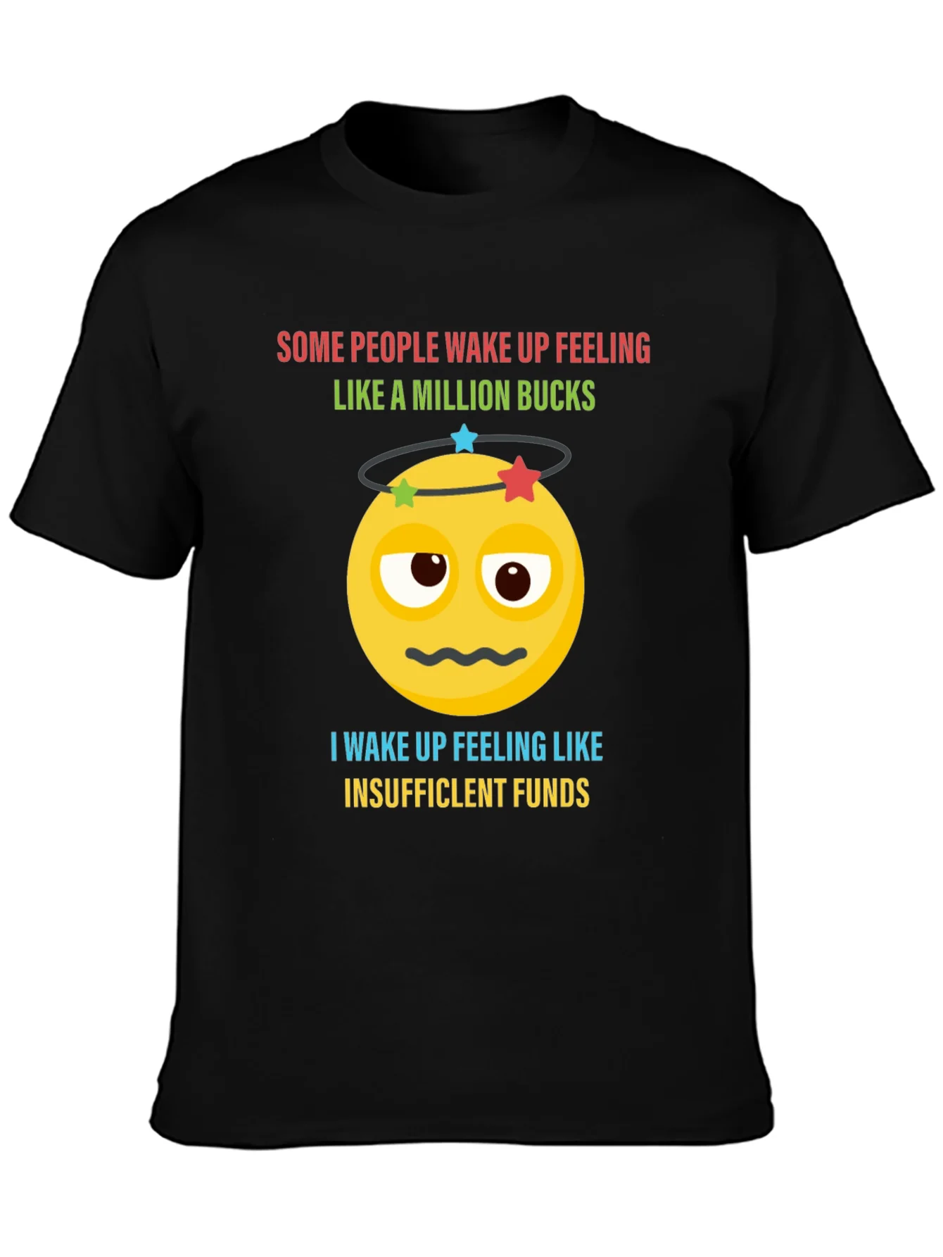 Funny Insufficient Funds Emoji T-Shirt