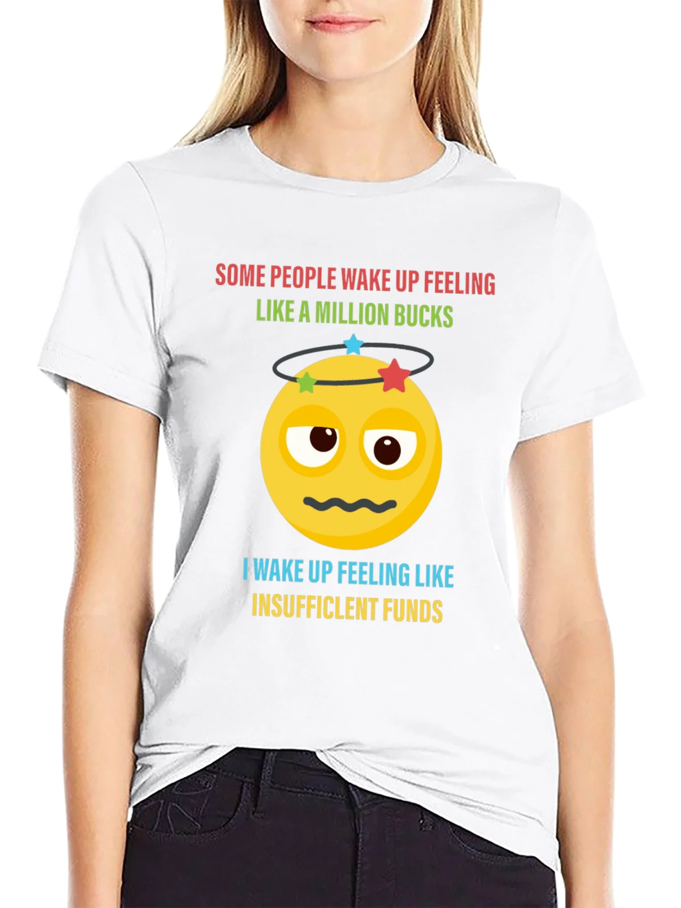 Funny Insufficient Funds Emoji T-Shirt