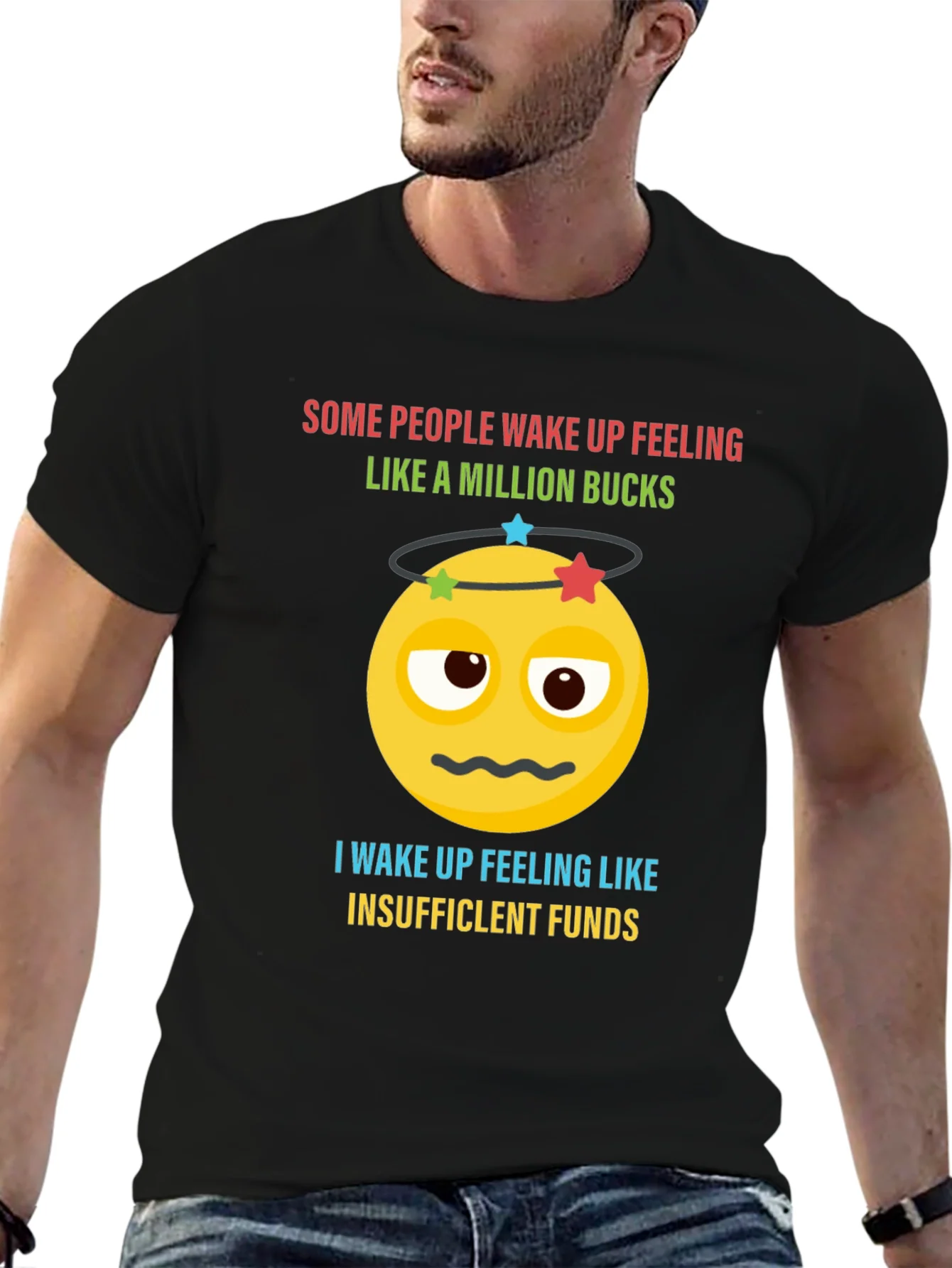 Funny Insufficient Funds Emoji T-Shirt
