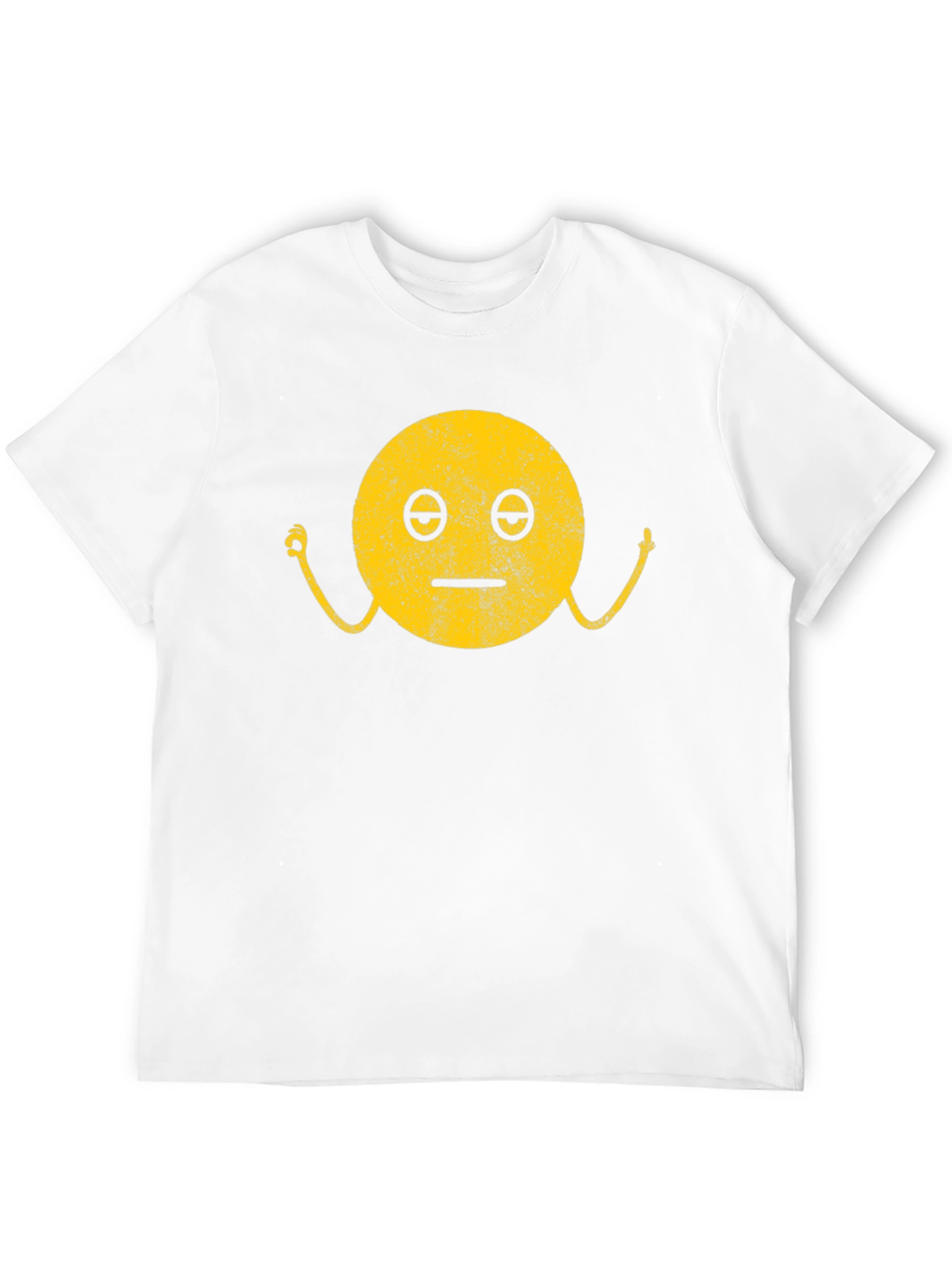 Zen Emoji Black T-Shirt: Find Your Inner Peace