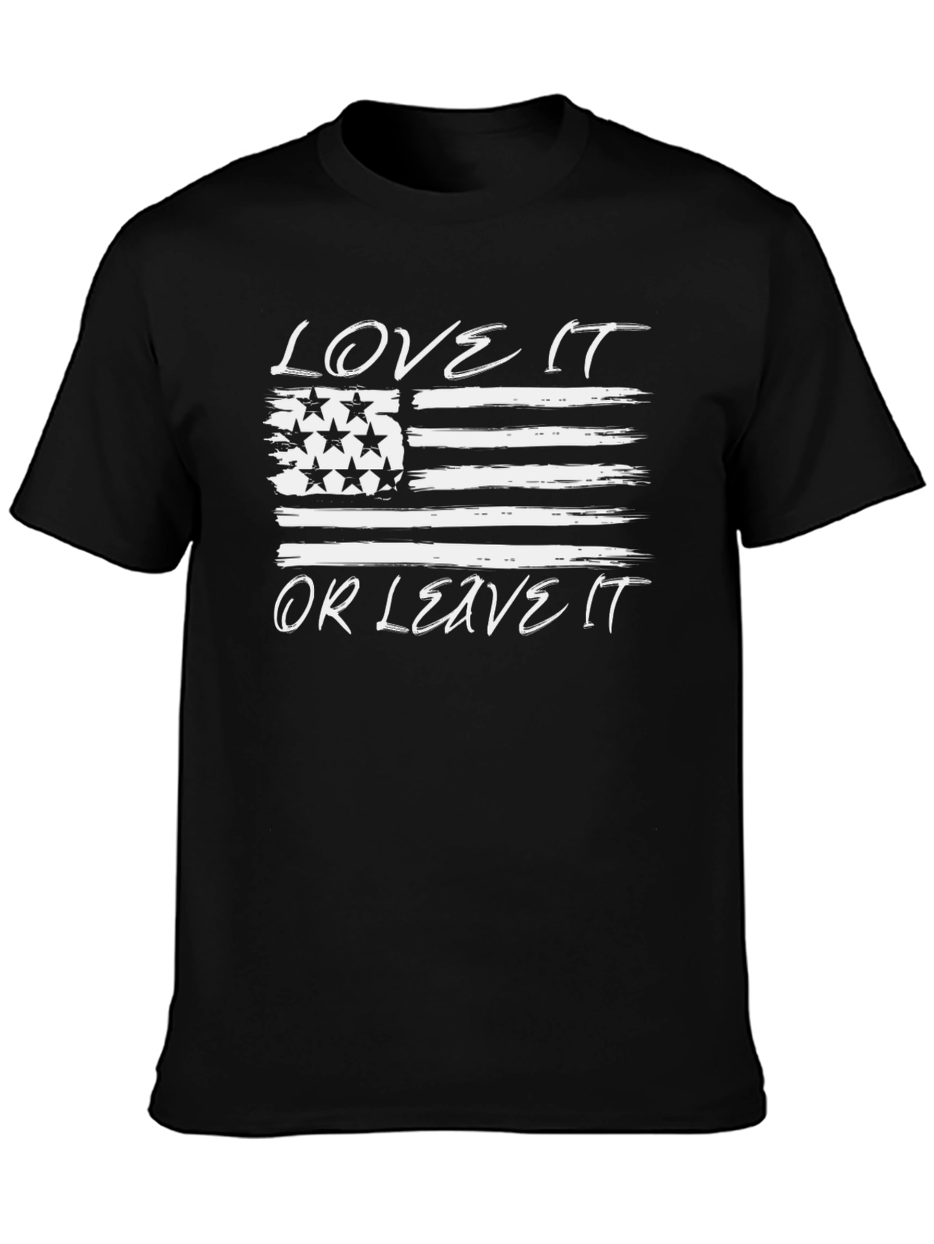 Love It Or Leave It American Flag T-Shirt