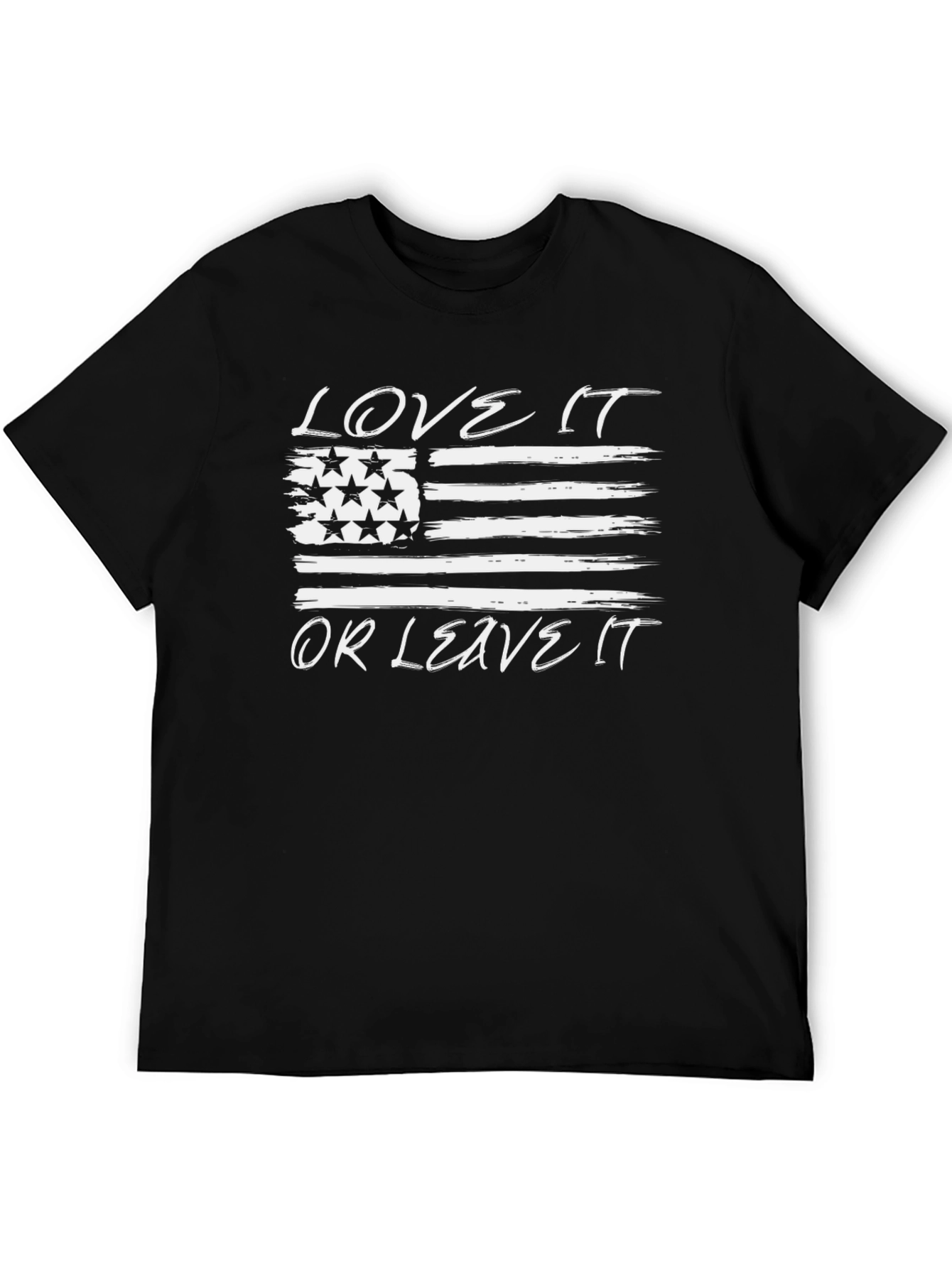 Love It Or Leave It American Flag T-Shirt