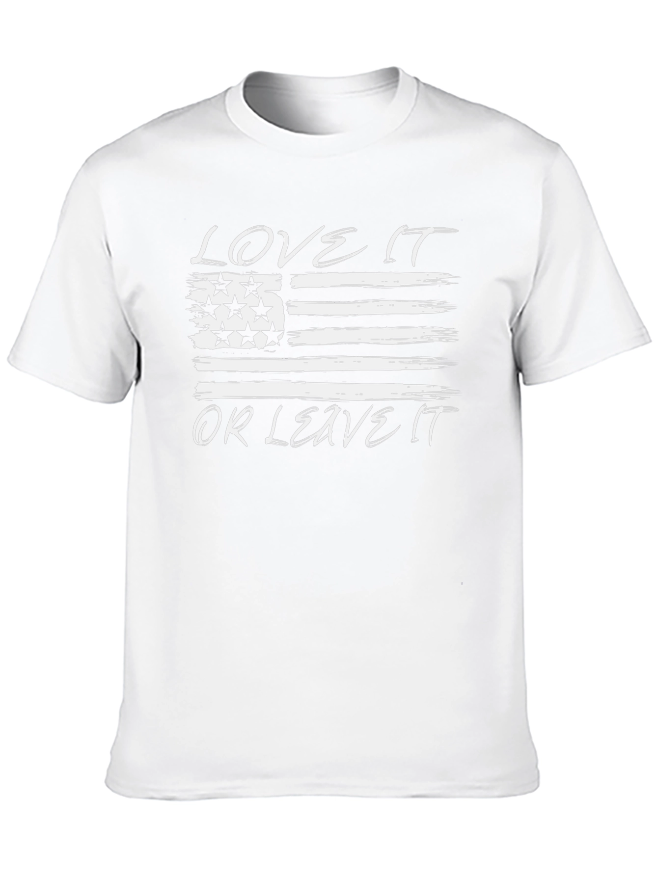 Love It Or Leave It American Flag T-Shirt