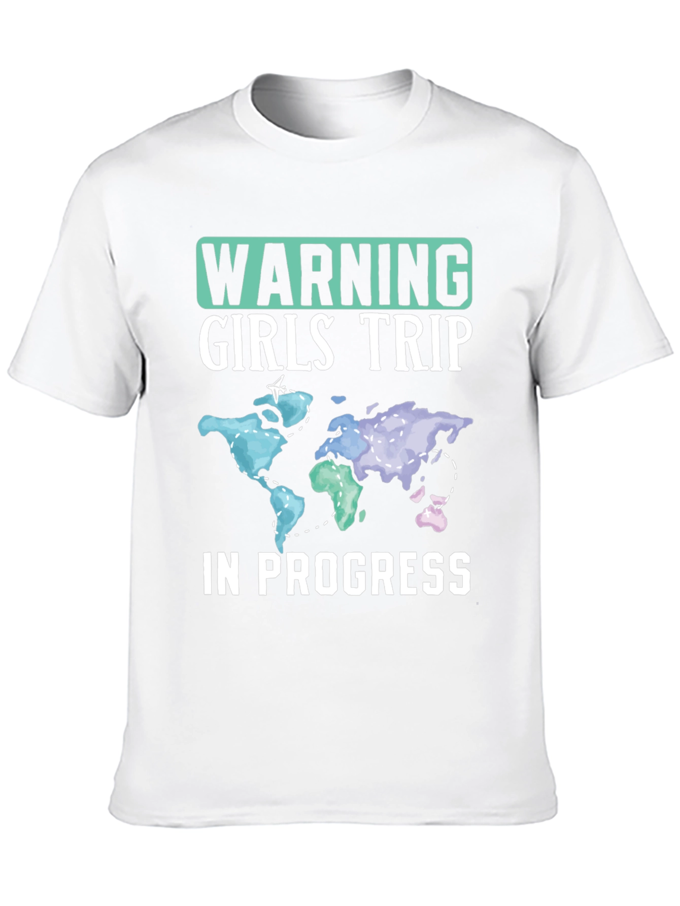 Warning Girls Trip in Progress Graphic T-Shirt