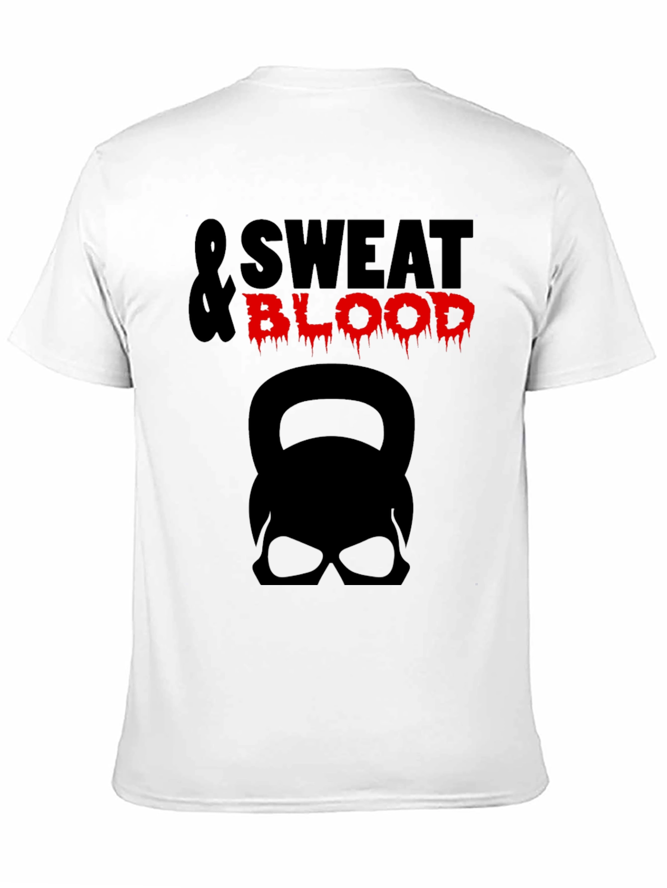 Sweat & Blood Graphic Tee - Kettlebell Skull