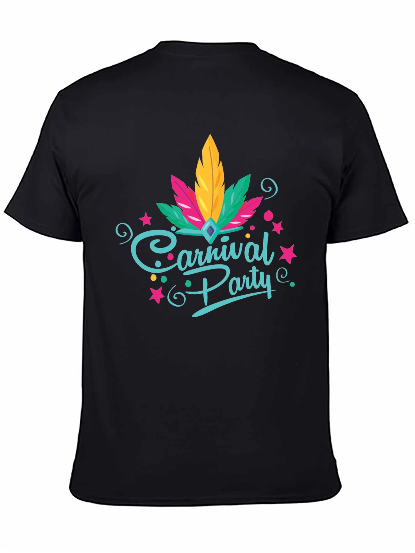 Carnival Party Graphic Tee - Fun Festive Design