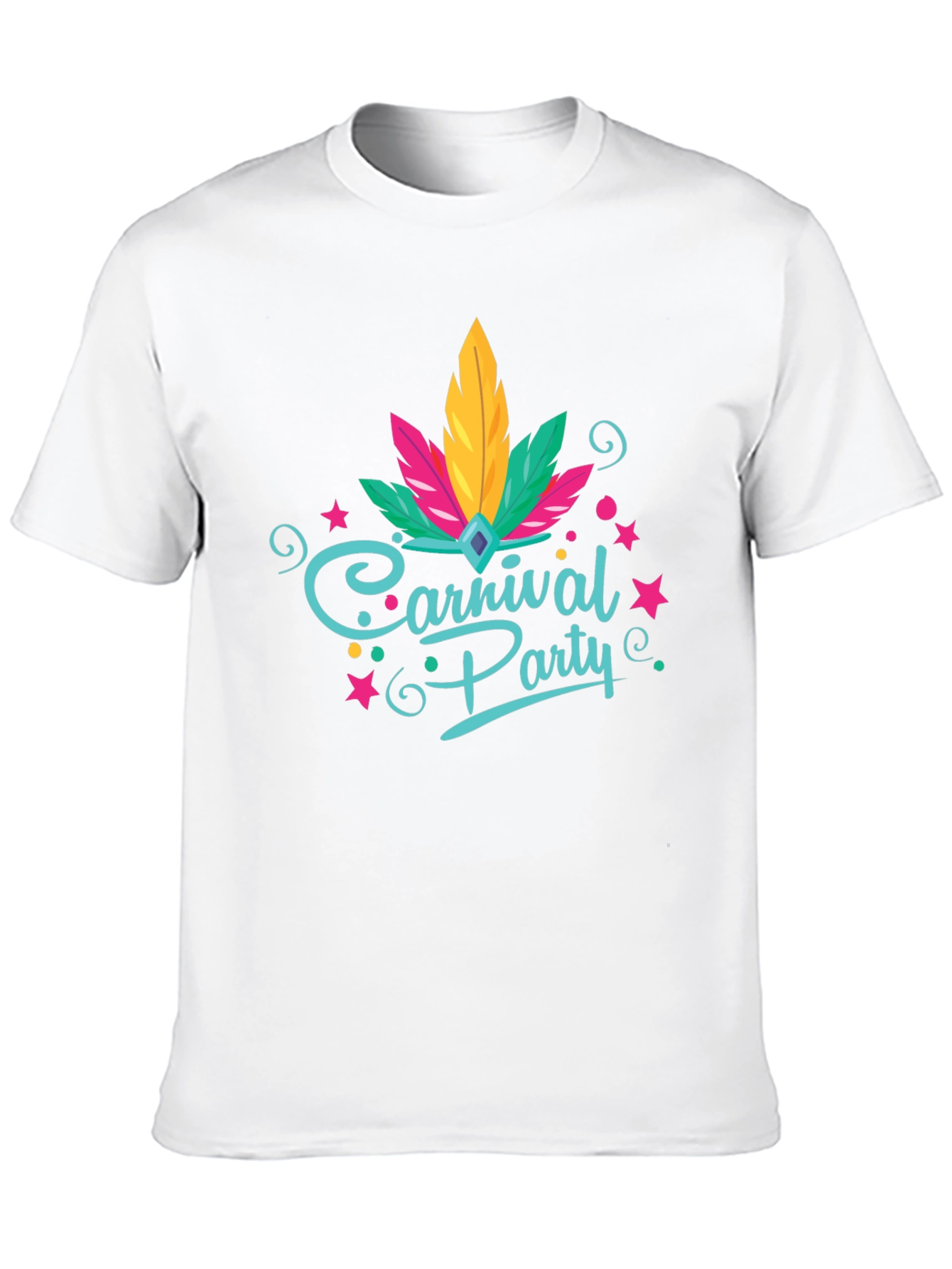 Carnival Party Graphic Tee - Fun Festive Design