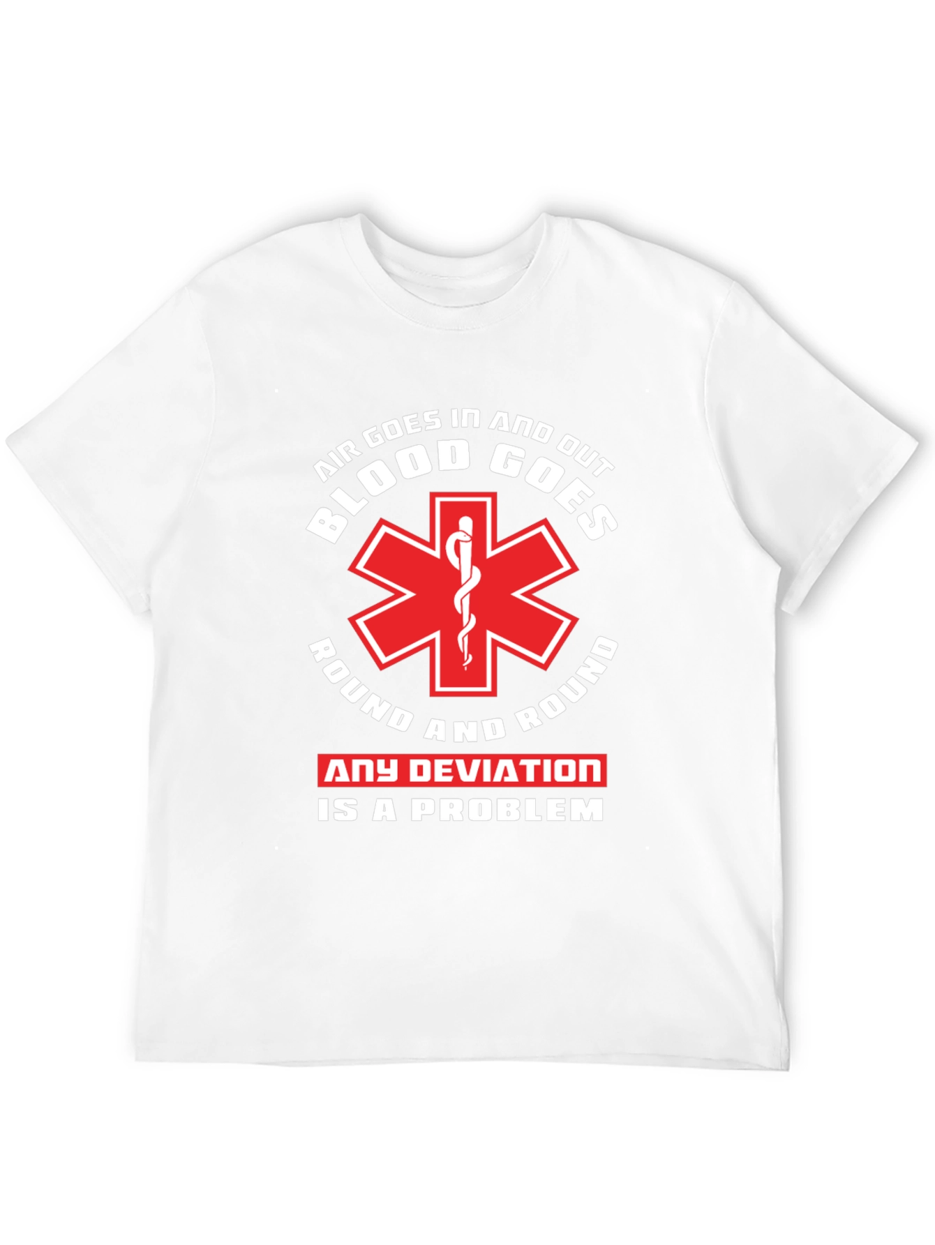 Air and Blood T-Shirt - EMT Paramedic Tee