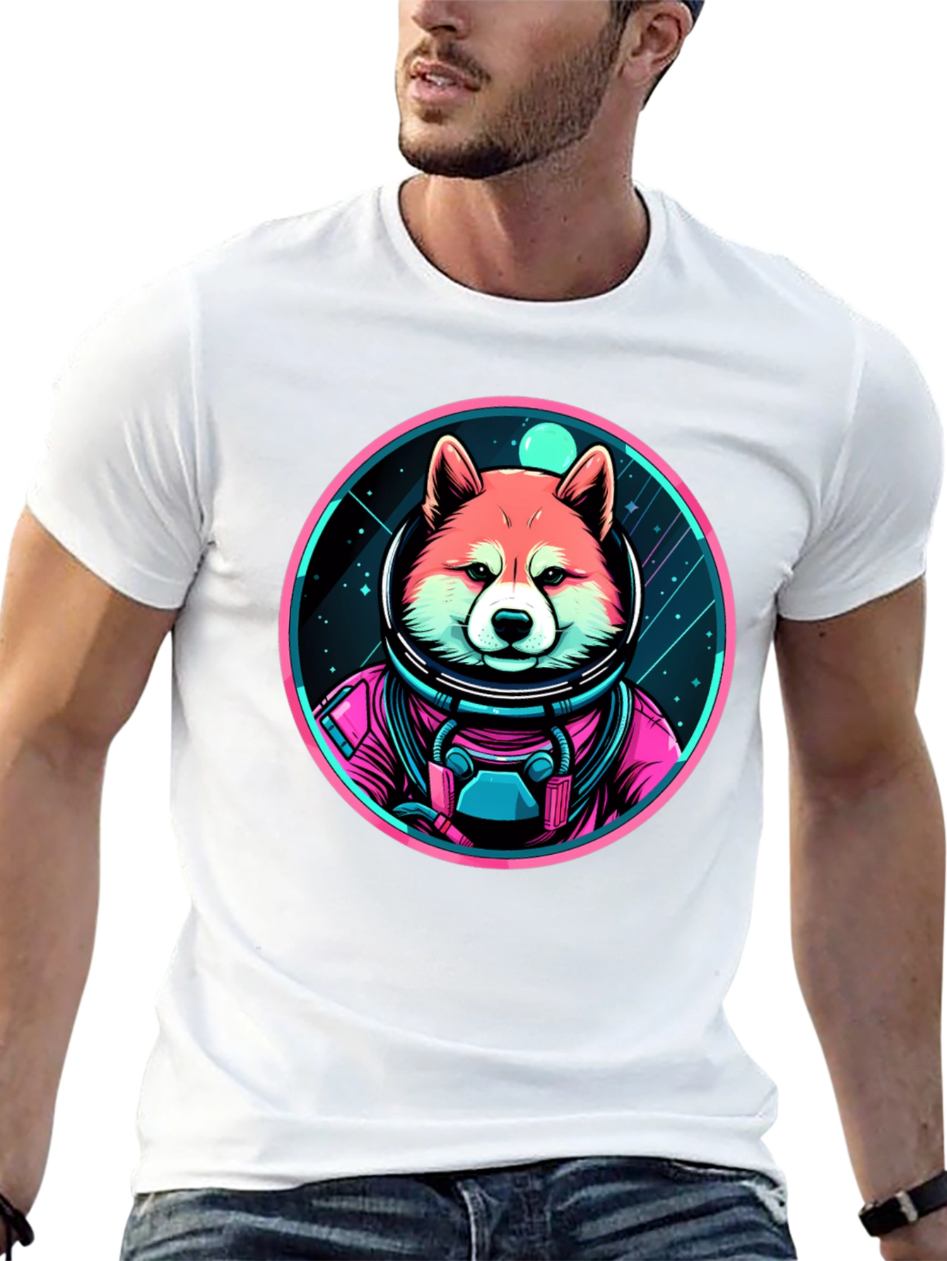 Shiba Inu Astronaut T-Shirt - Space Doge
