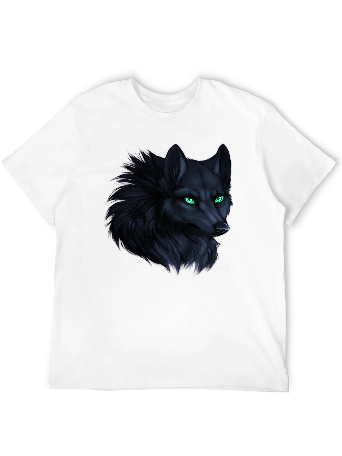 Wolf Graphic Tee - Mens Black T-Shirt