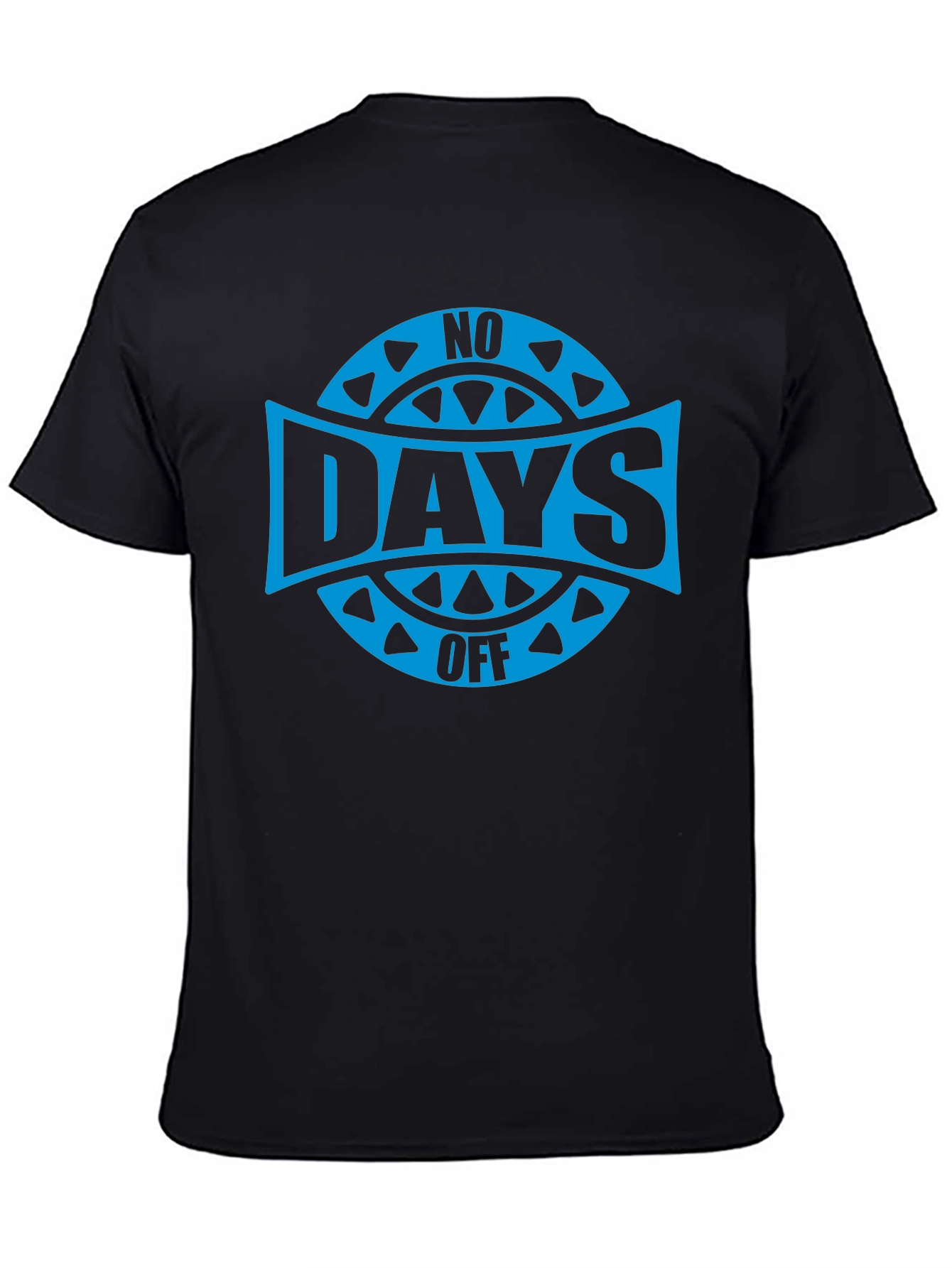 No Days Off Graphic T-Shirt - Black