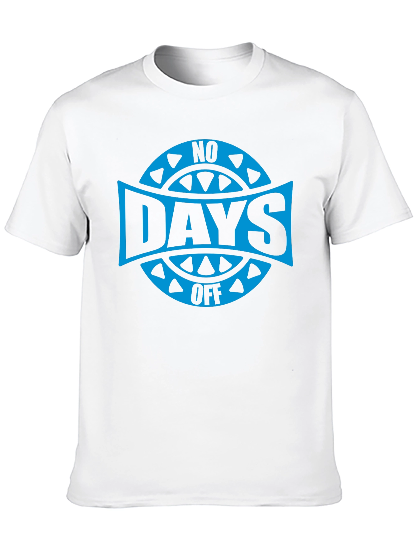 No Days Off Graphic T-Shirt - Black