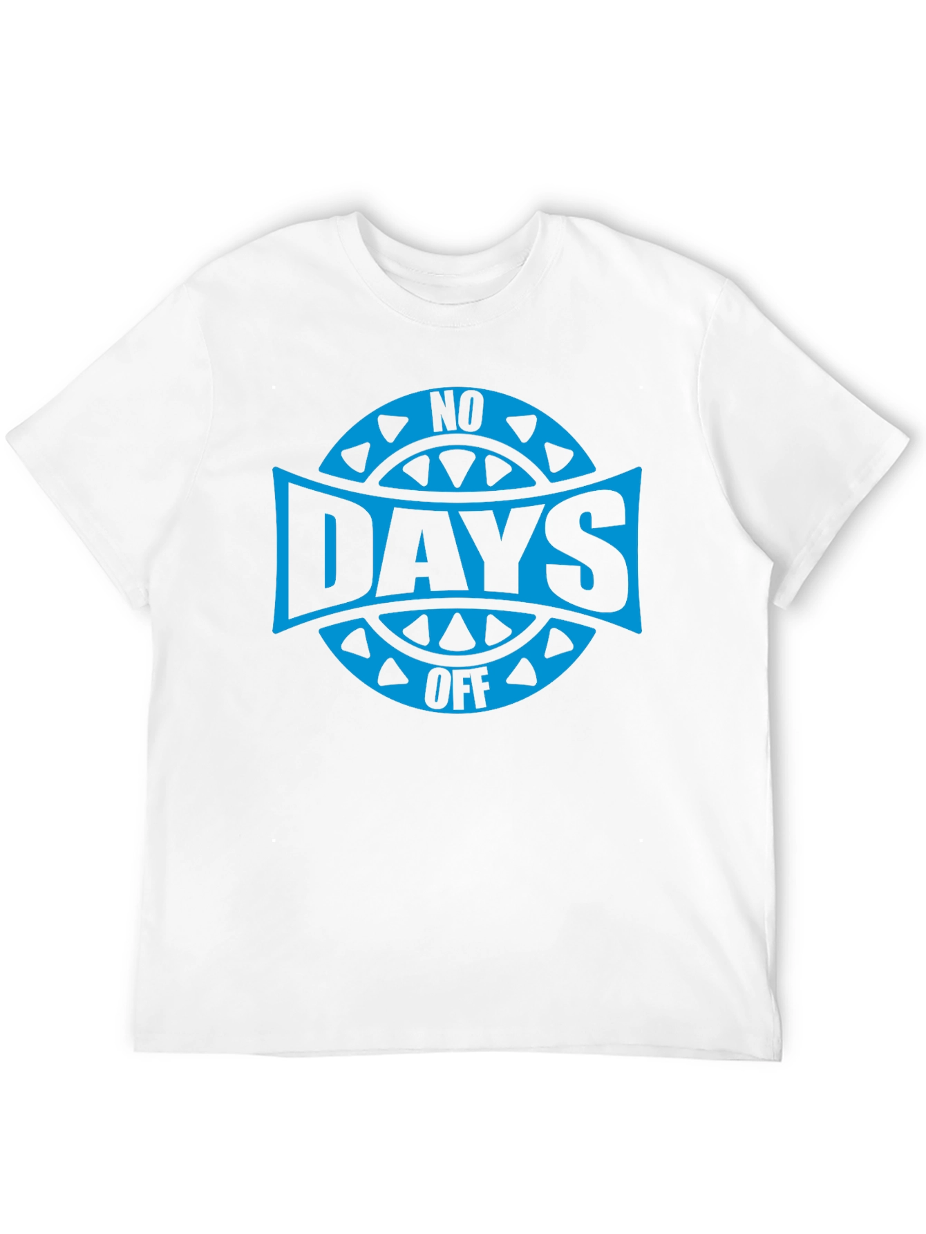 No Days Off Graphic T-Shirt - Black
