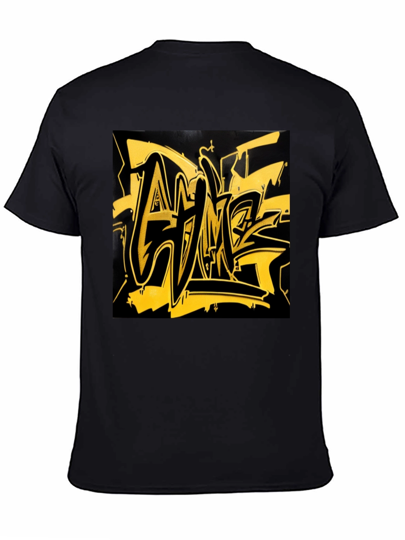 Graffiti Art T-Shirt - Urban Style Black Tee