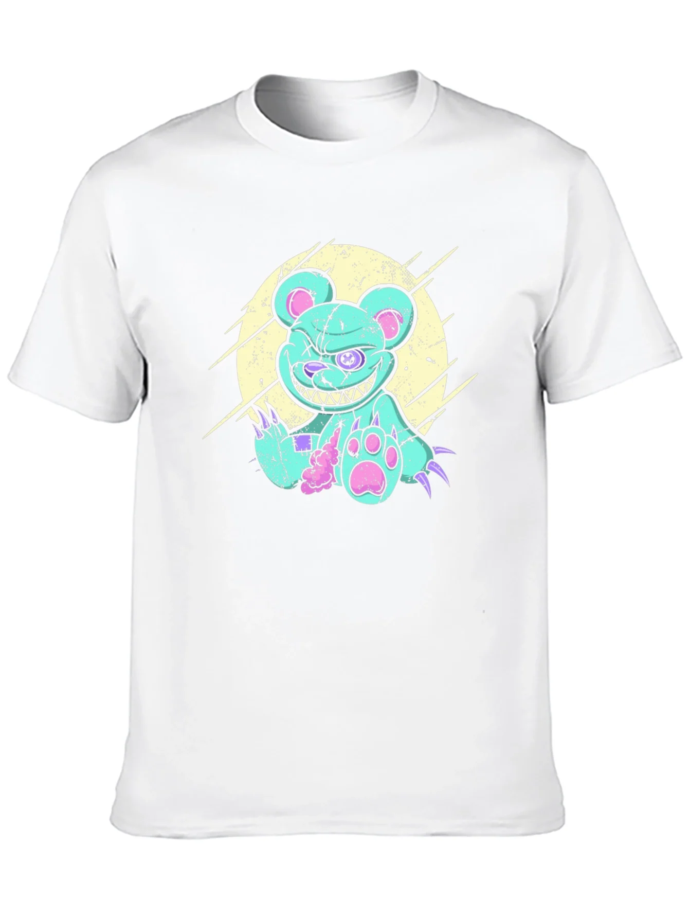 Scary Bear Graphic T-Shirt