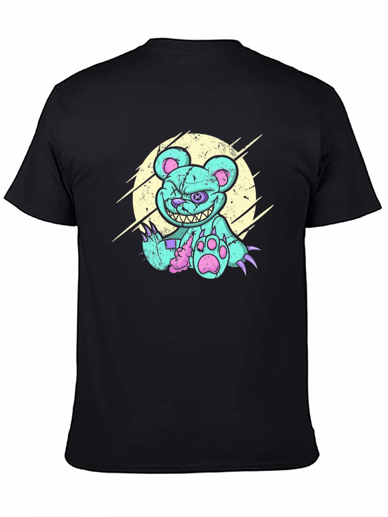 Scary Bear Graphic T-Shirt