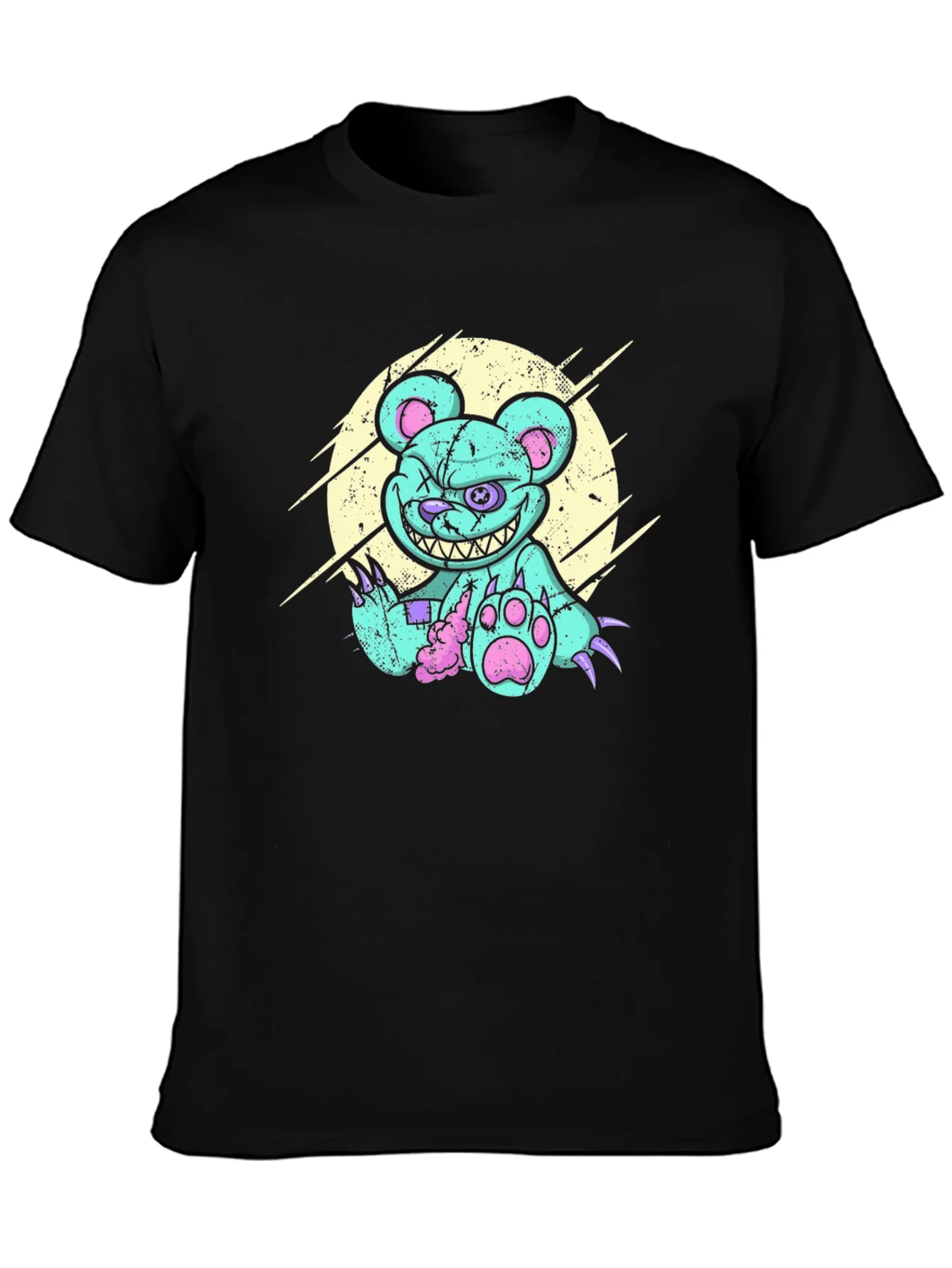 Scary Bear Graphic T-Shirt