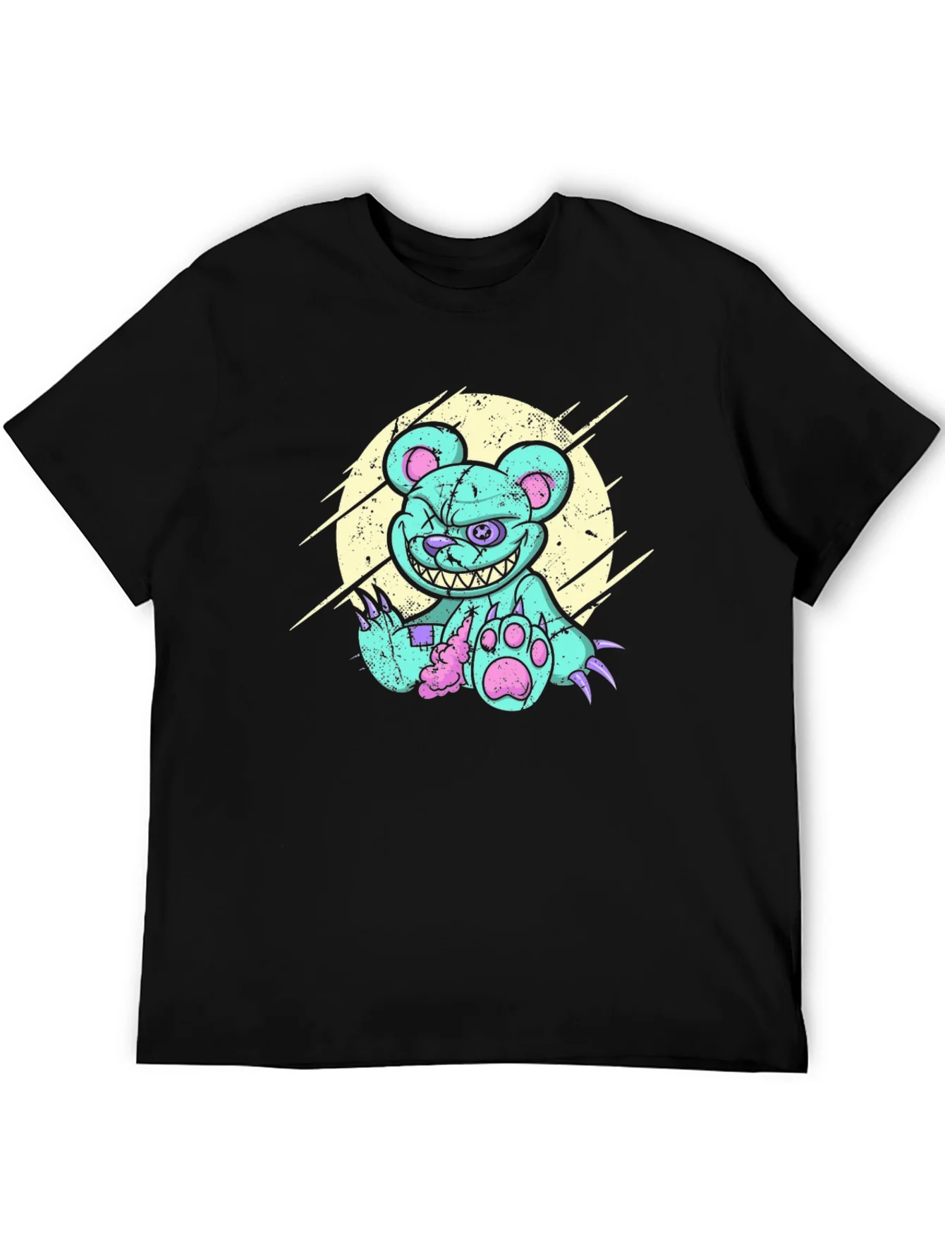 Scary Bear Graphic T-Shirt