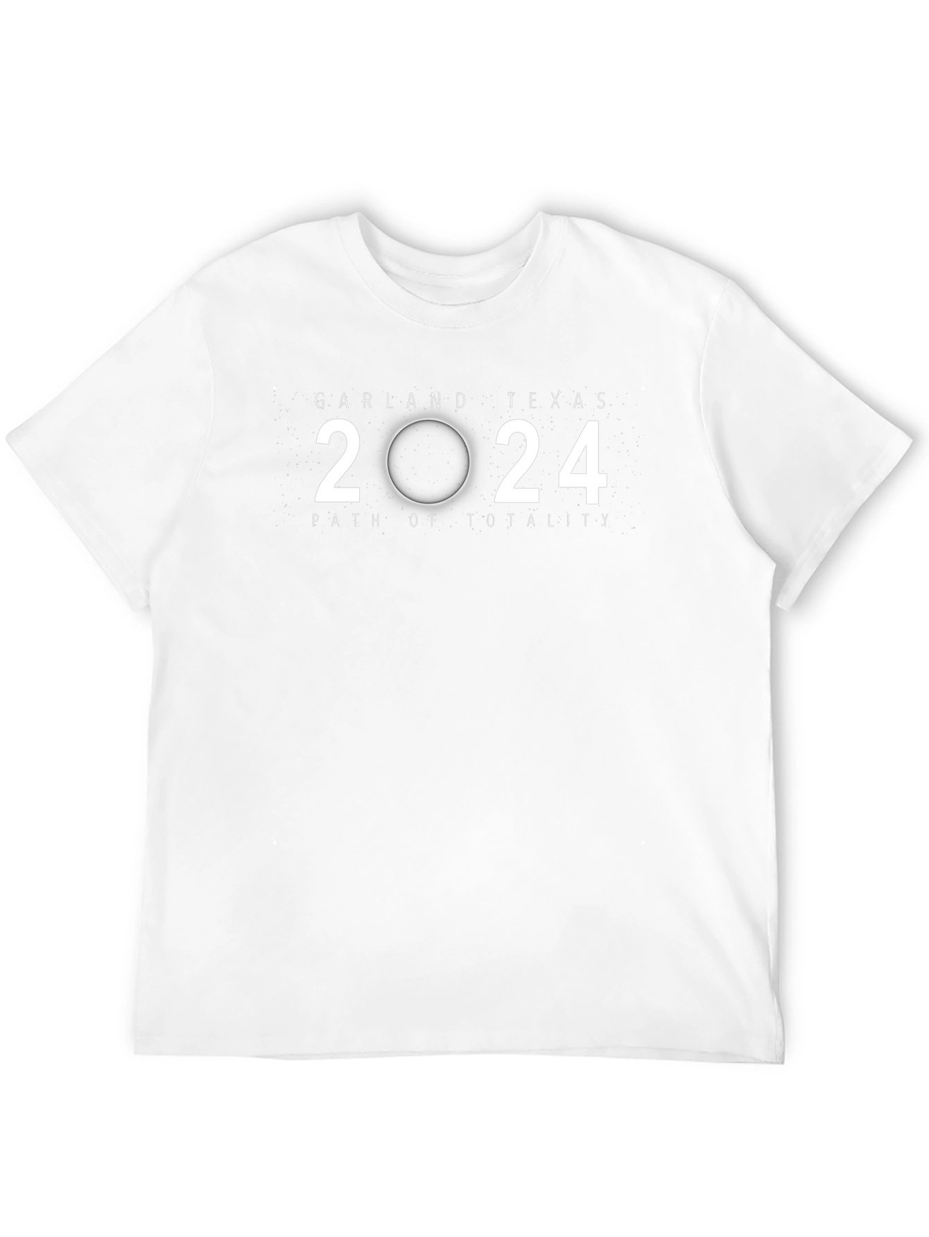 Garland Texas 2024 Path of Totality Black T-Shirt
