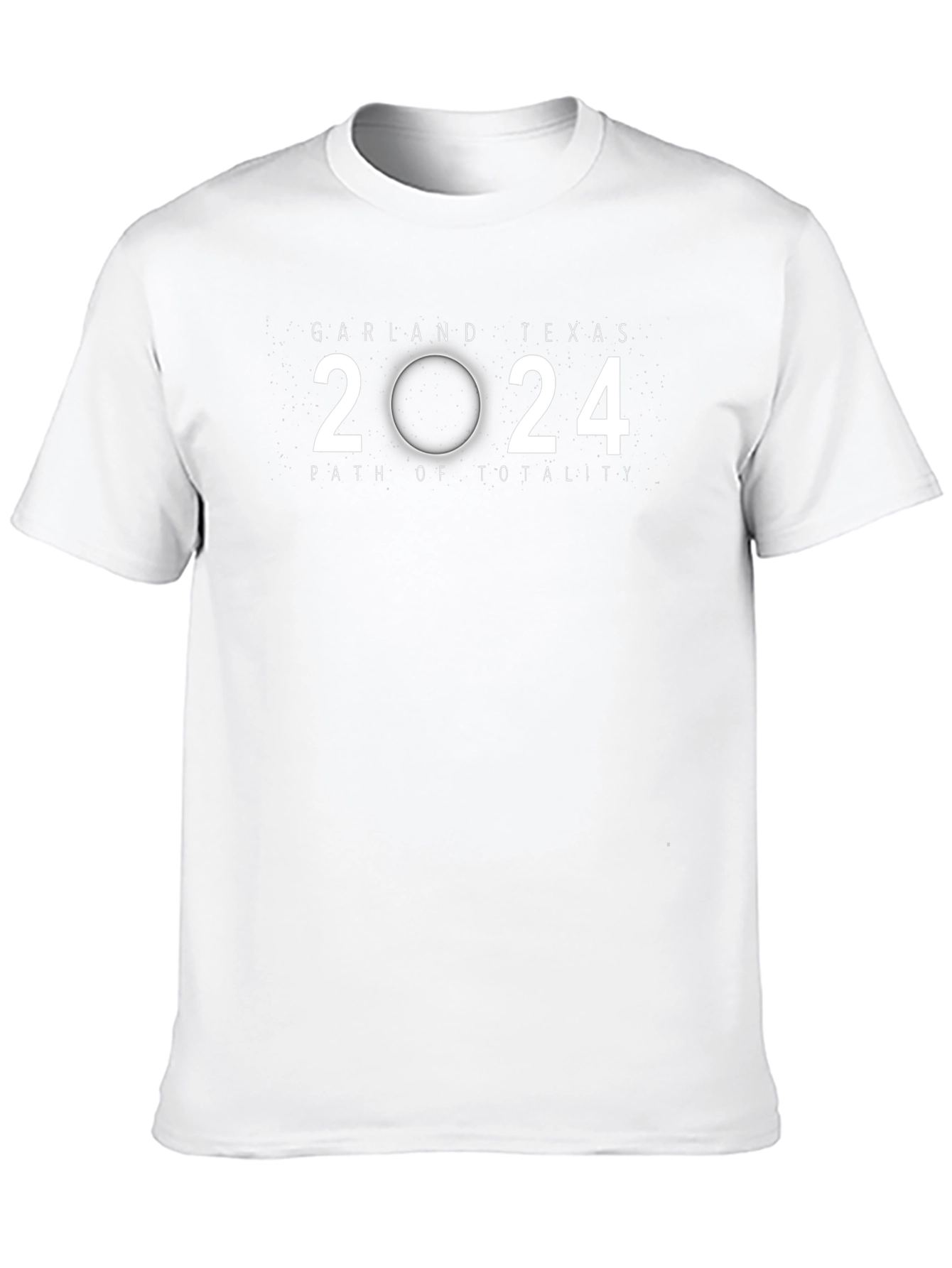 Garland Texas 2024 Path of Totality Black T-Shirt