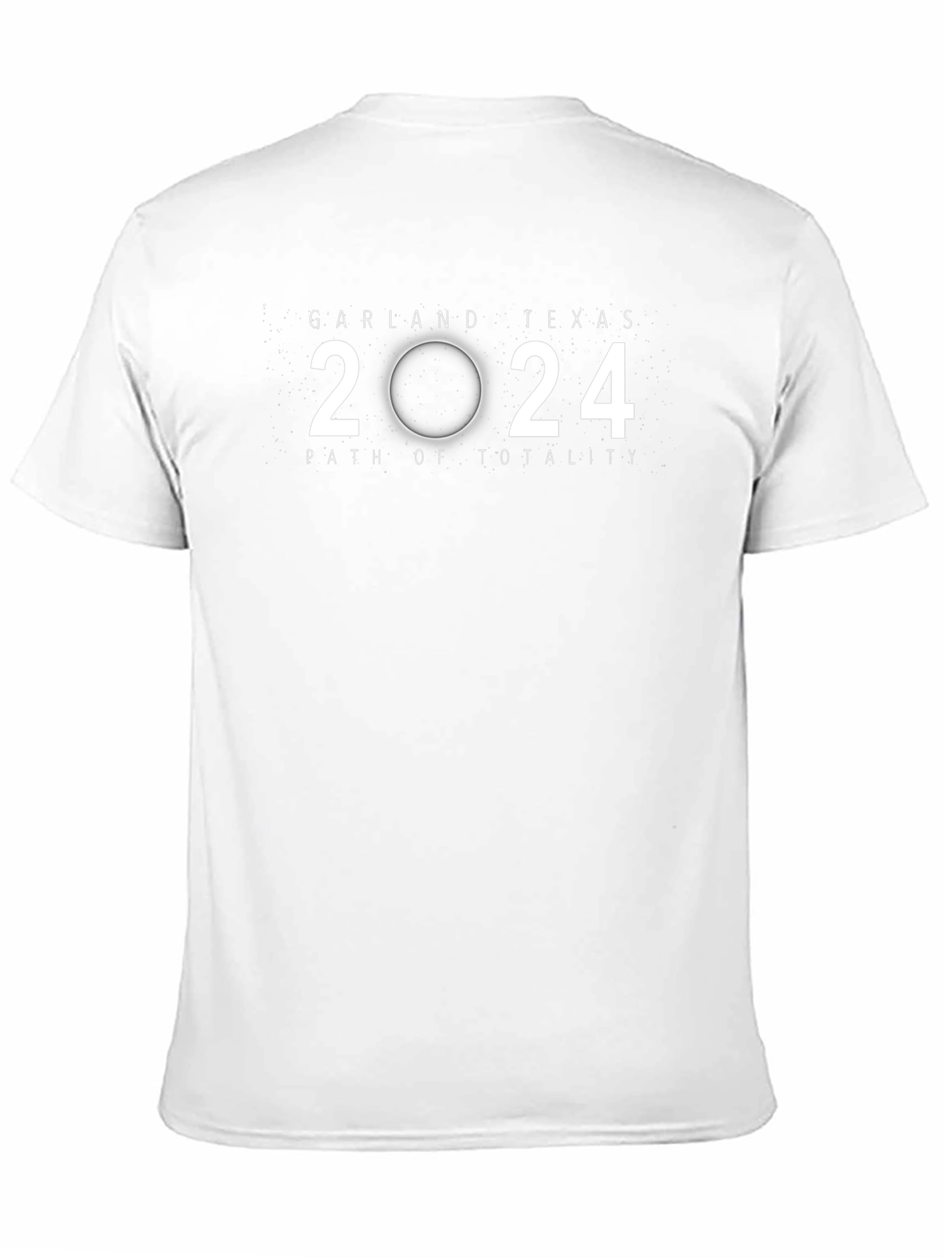 Garland Texas 2024 Path of Totality Black T-Shirt