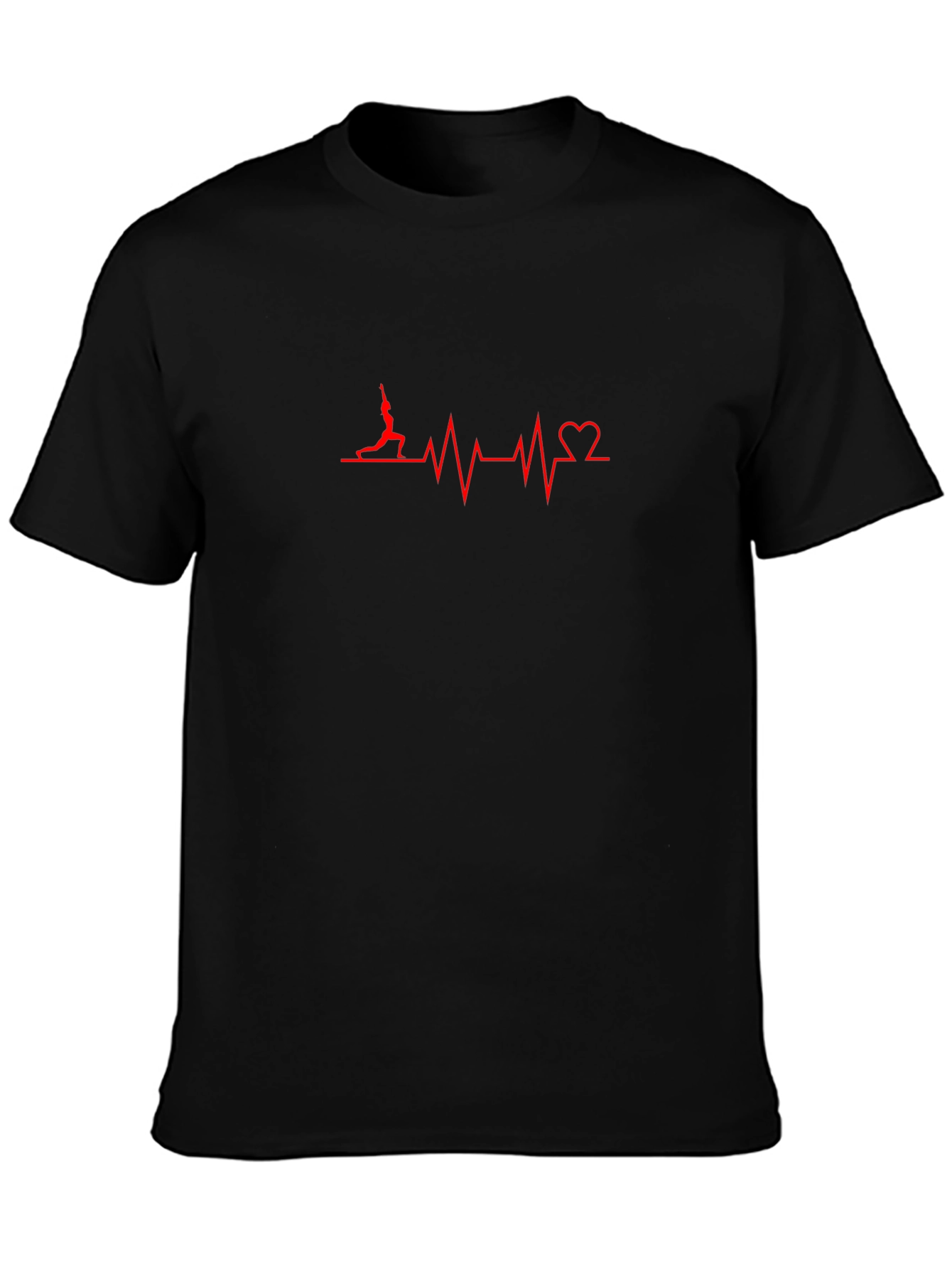 Yoga Heartbeat Tee - Mens Graphic T-Shirt