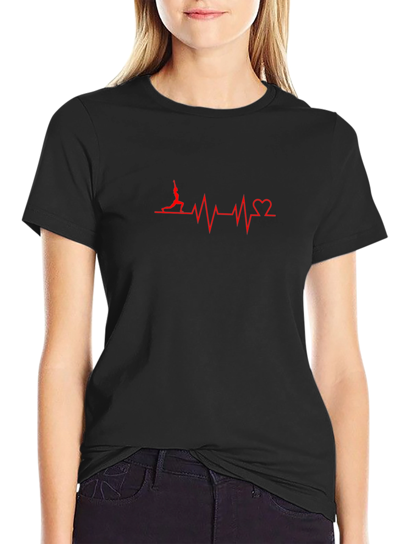 Yoga Heartbeat Tee - Mens Graphic T-Shirt