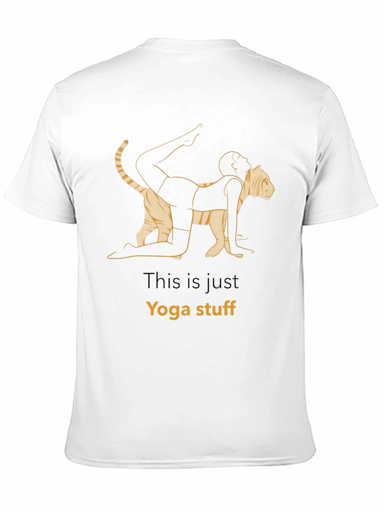Yoga Cat T-Shirt - Funny Graphic Tee