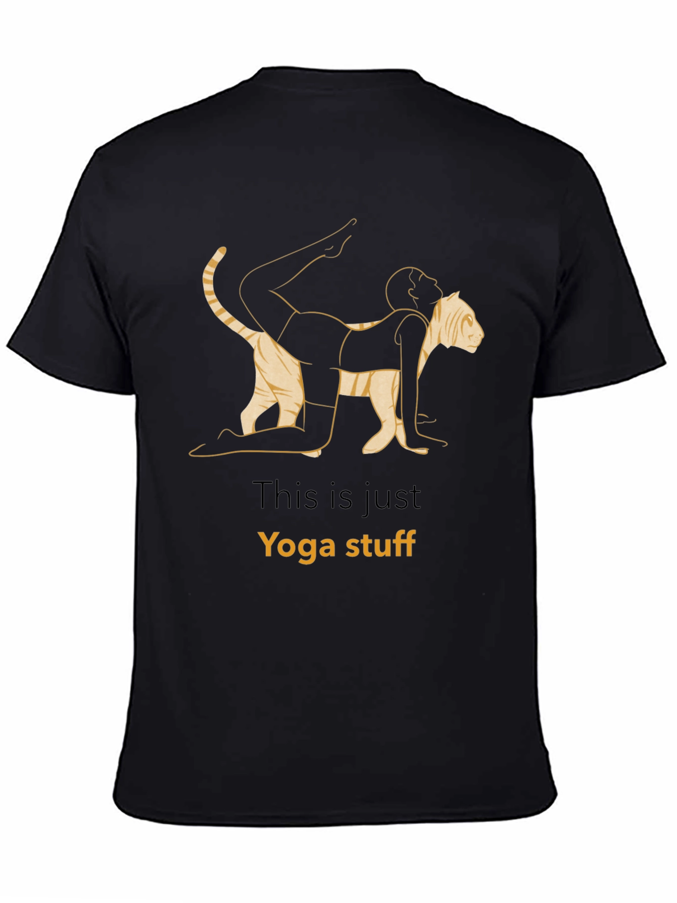 Yoga Cat T-Shirt - Funny Graphic Tee