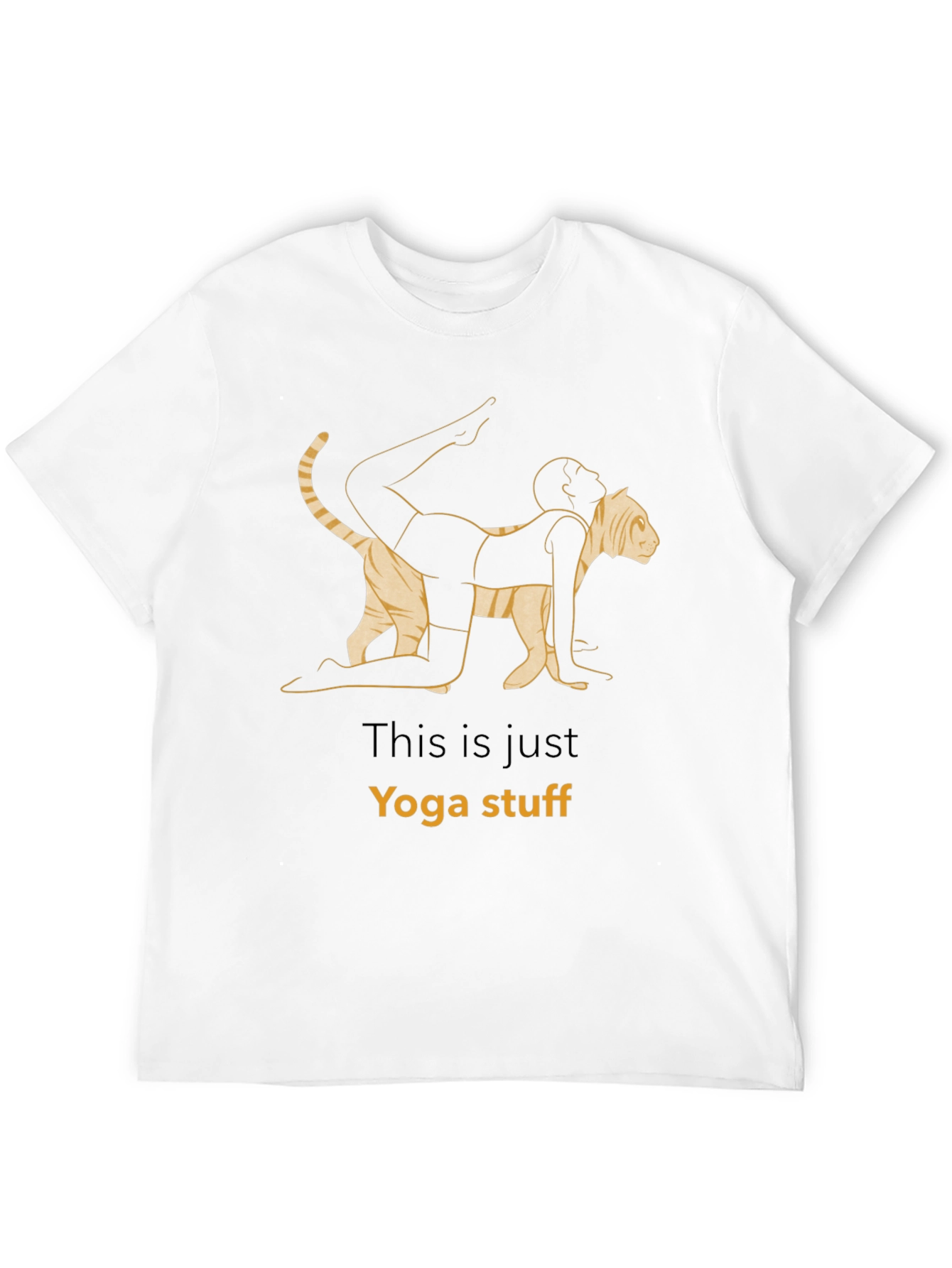 Yoga Cat T-Shirt - Funny Graphic Tee