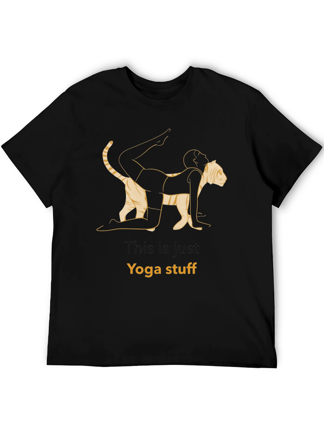 Yoga Cat T-Shirt - Funny Graphic Tee