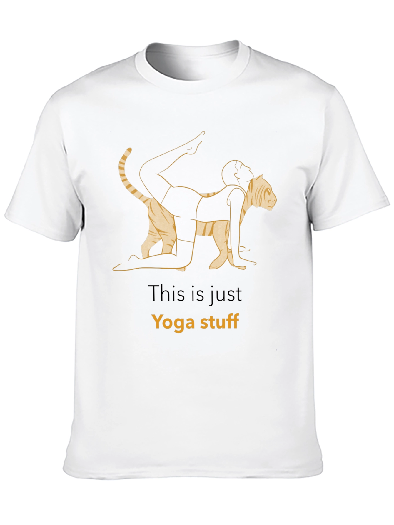 Yoga Cat T-Shirt - Funny Graphic Tee