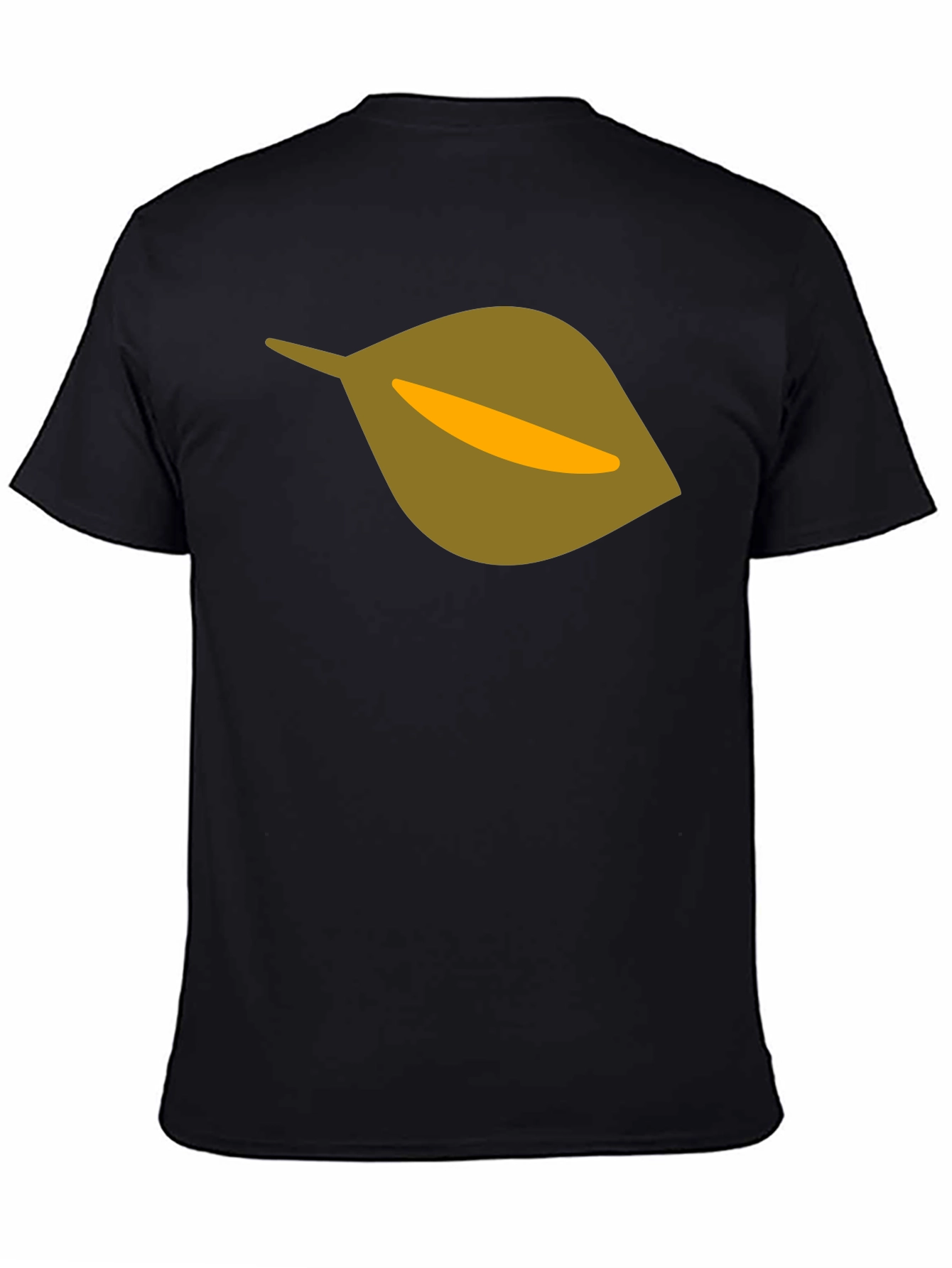 Leaf Graphic Black T-Shirt