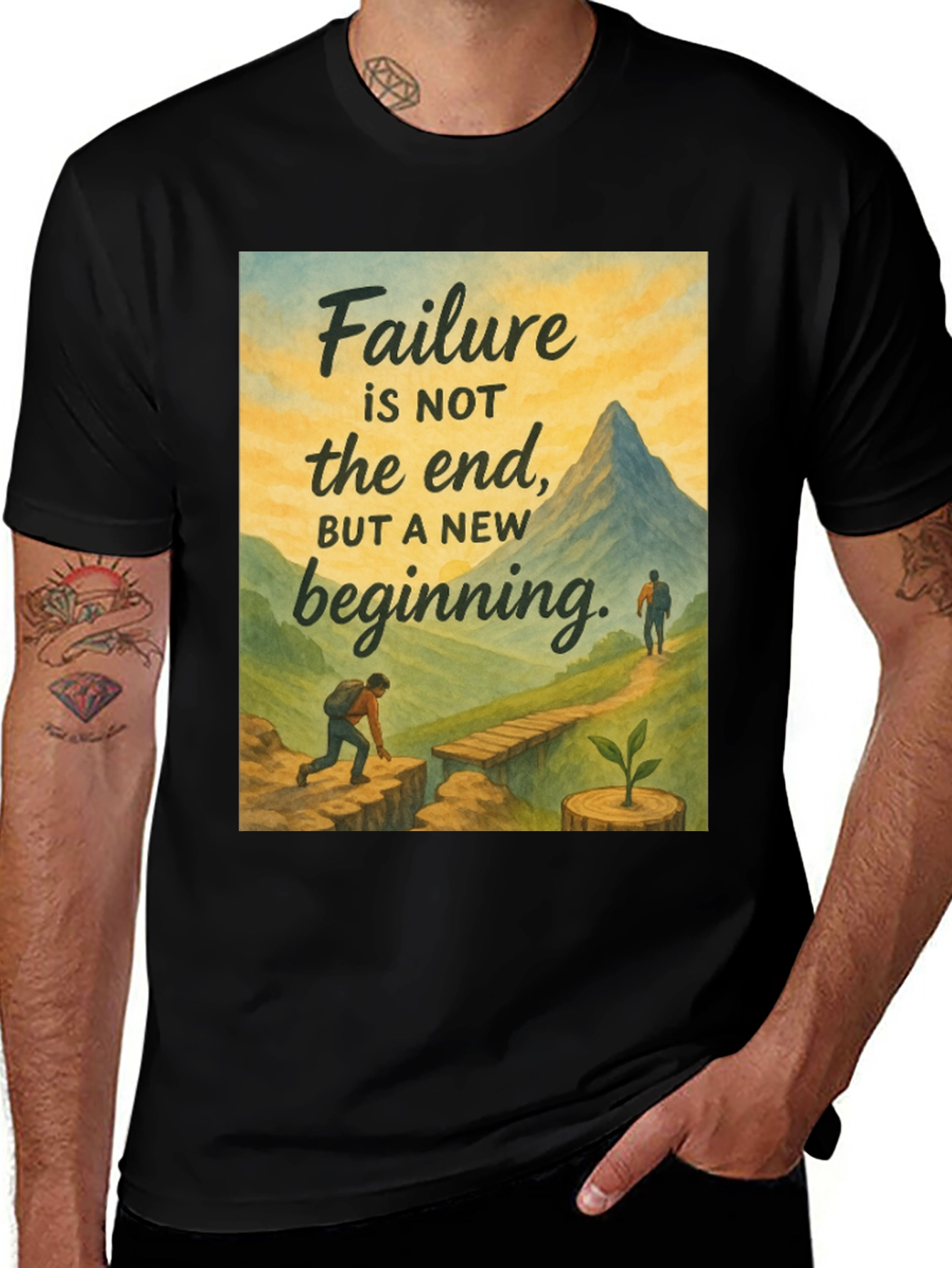 Inspirational Mountain Adventure T-Shirt