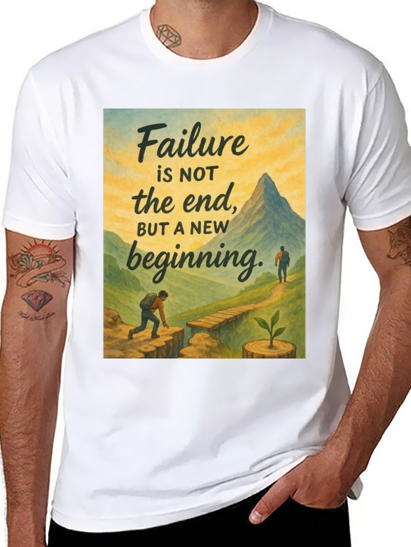 Inspirational Mountain Adventure T-Shirt