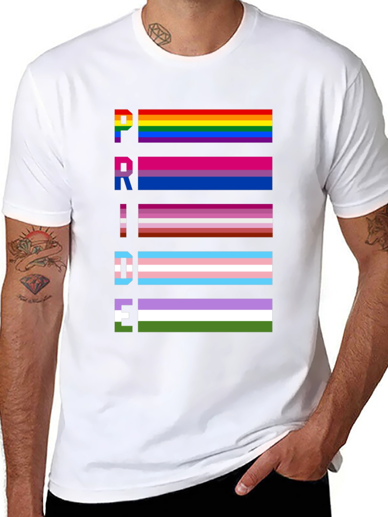 Pride Flags T-Shirt | LGBTQ+ Flags Tee