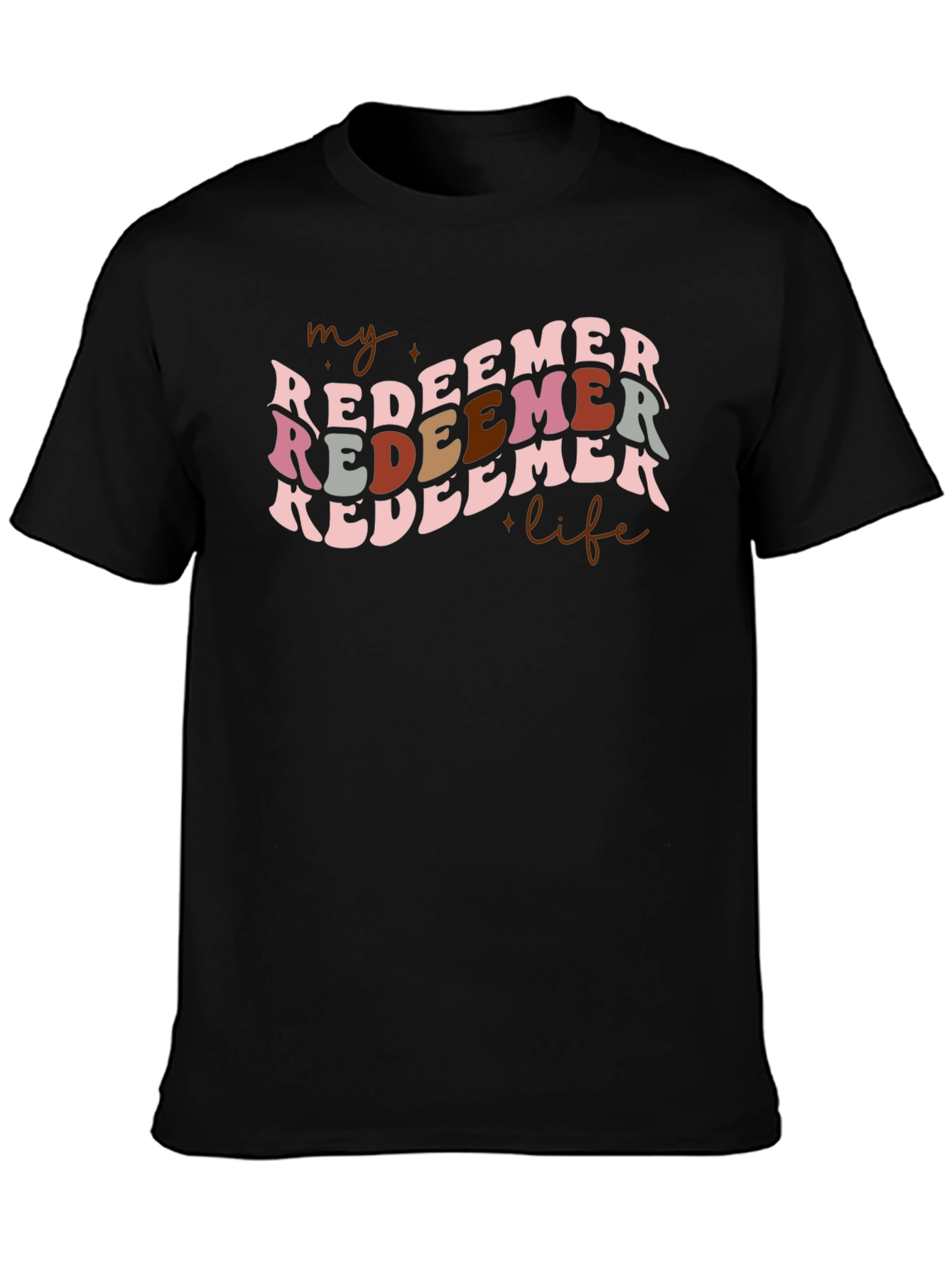 My Redeemer Life Retro Graphic T-Shirt