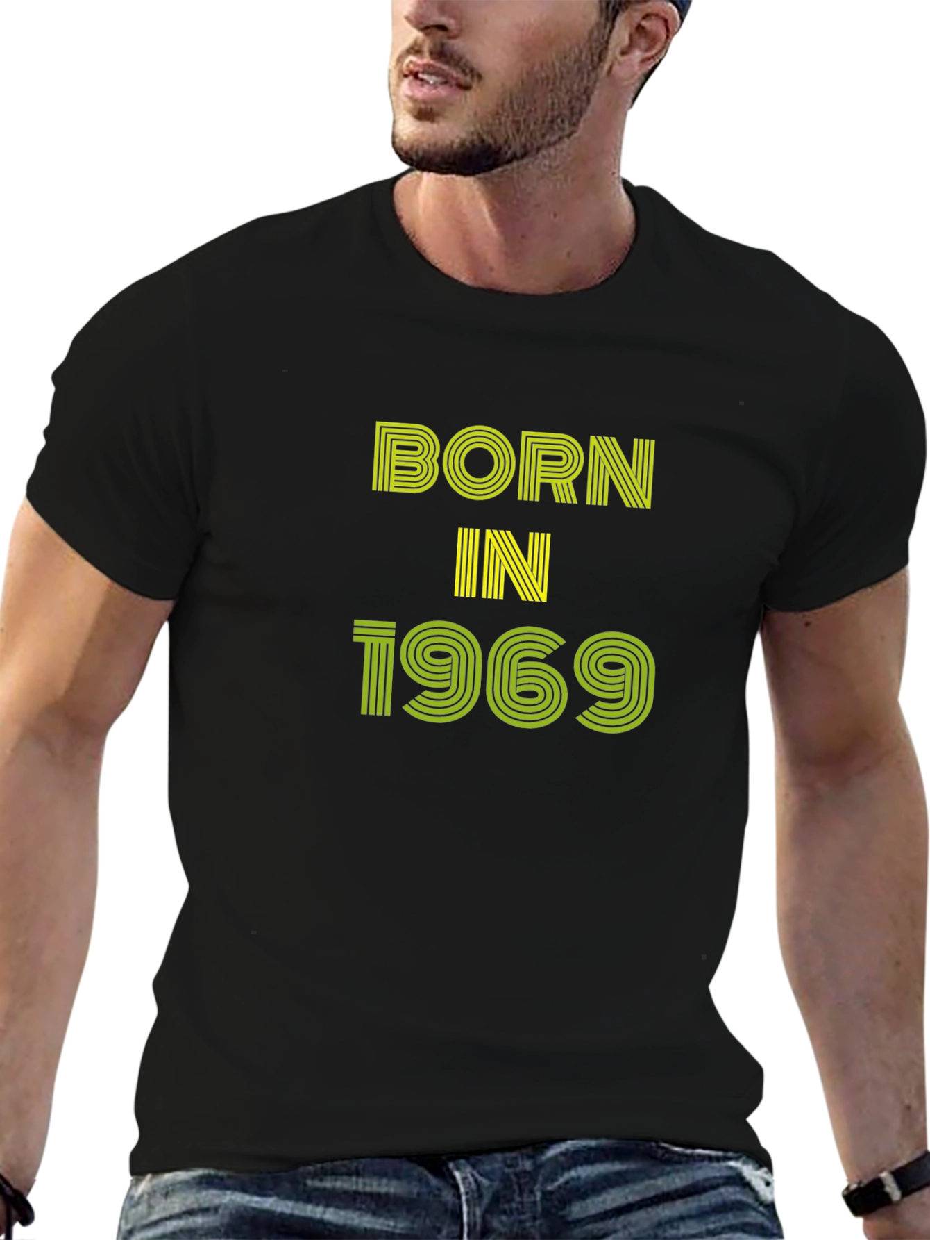 Born in 1969 Graphic Tee - Black