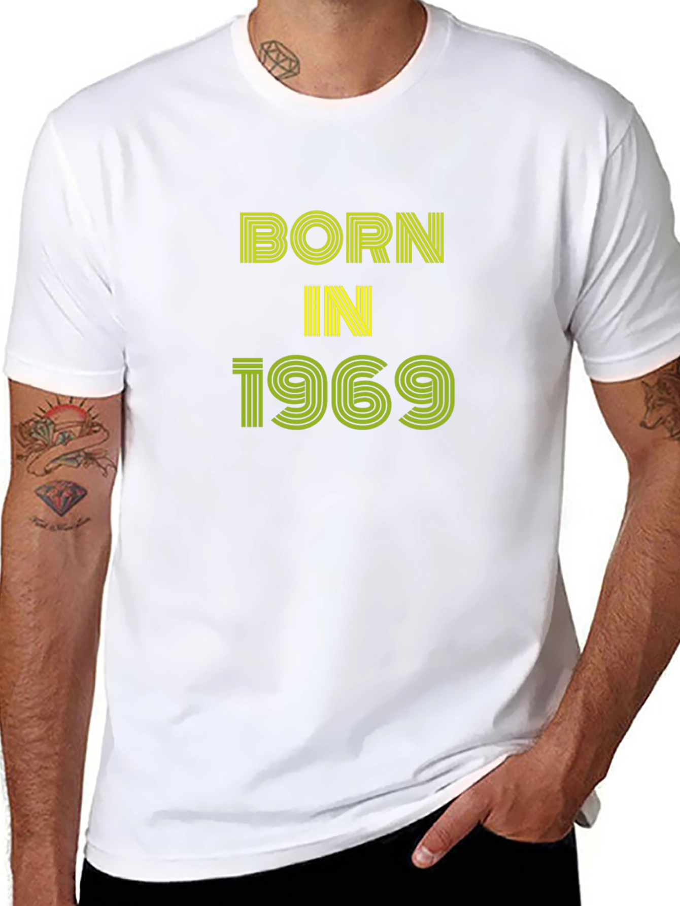 Born in 1969 Graphic Tee - Black