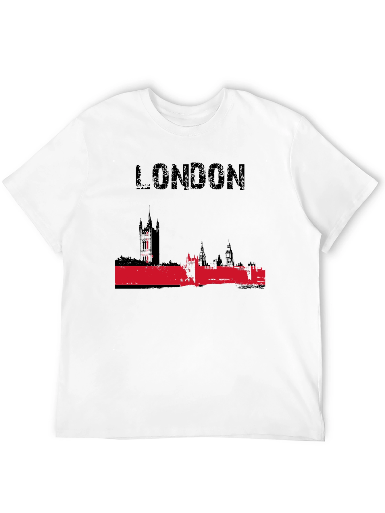 London Skyline Black T-Shirt