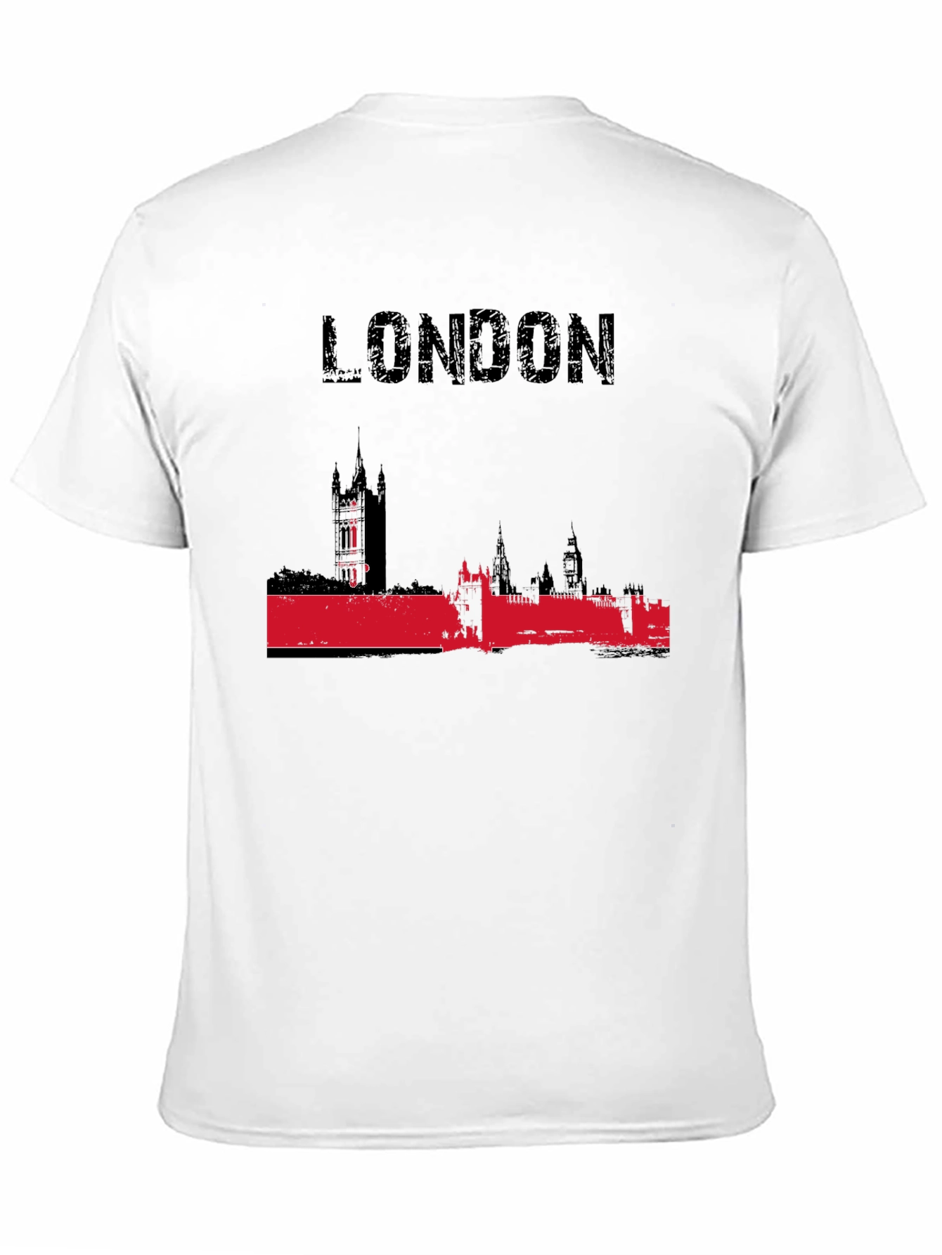 London Skyline Black T-Shirt