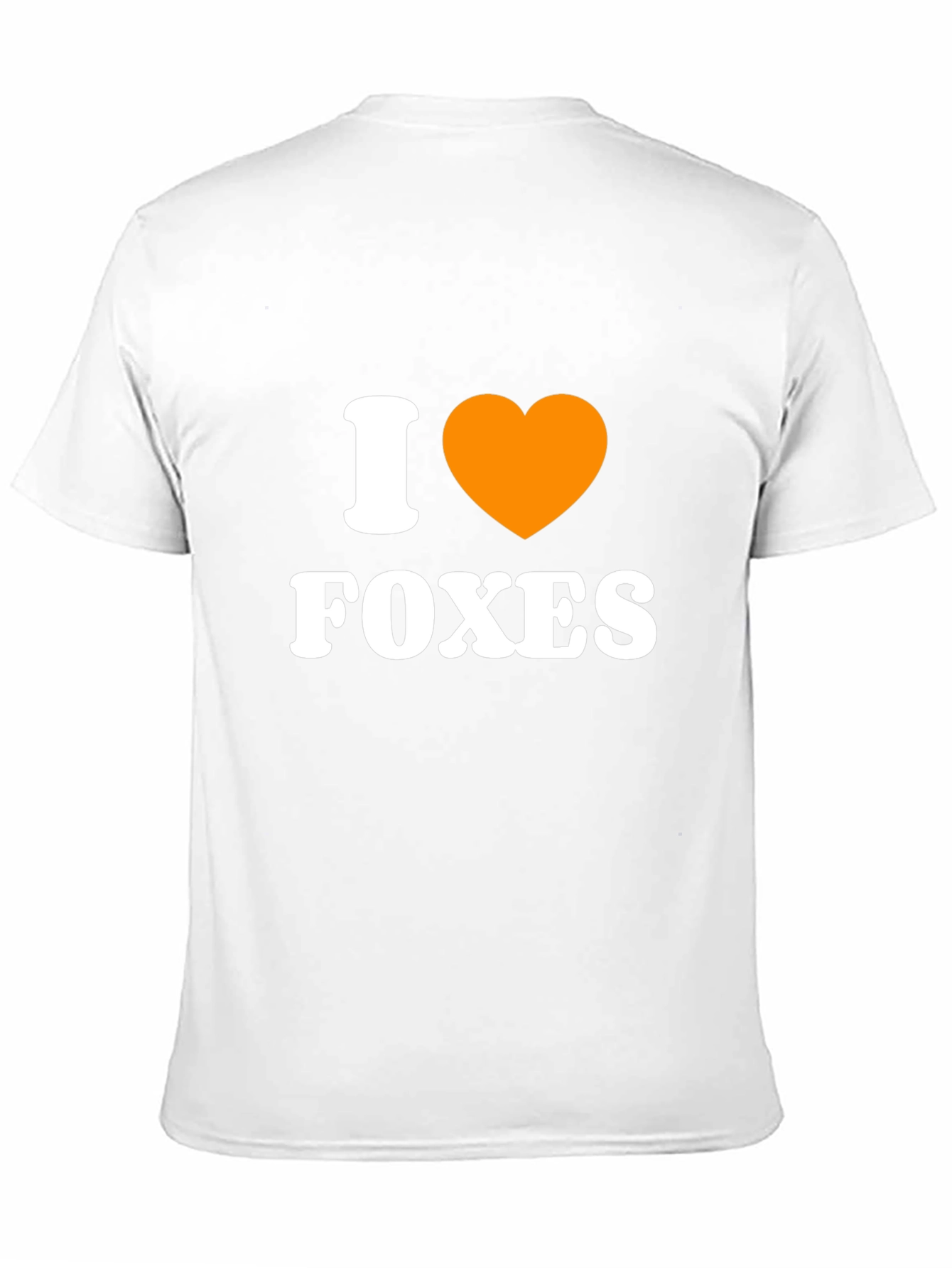 I Heart Foxes Black Graphic Tee